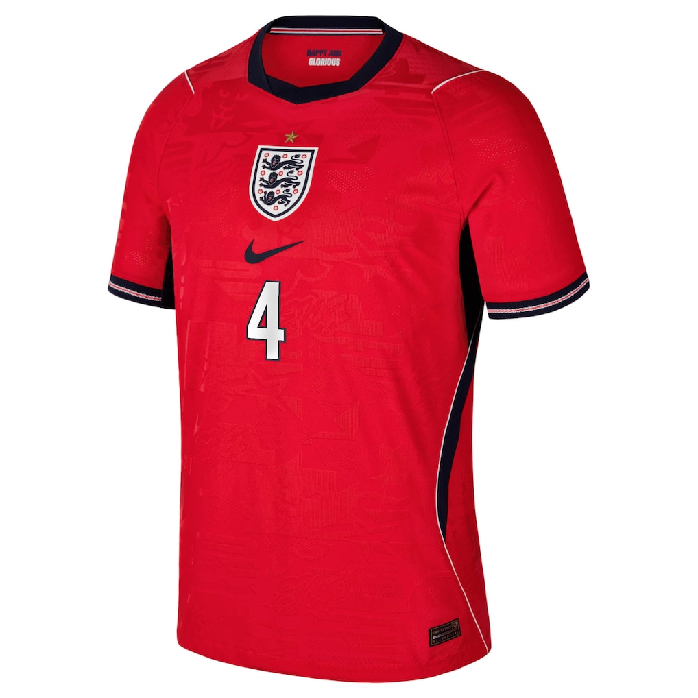 Camisola alternativa Inglaterra Mundial 2026 - Rice 4 6