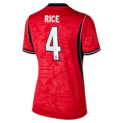 Camisola alternativa Inglaterra Mundial 2026 - Rice 4 - Versão feminina