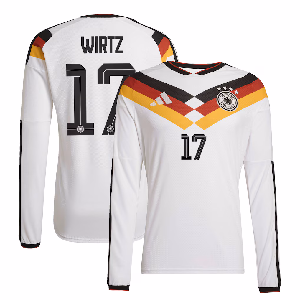 Camisola Principal Alemanha Mundial 2026 - Wirtz 17 - Manga comprida 4