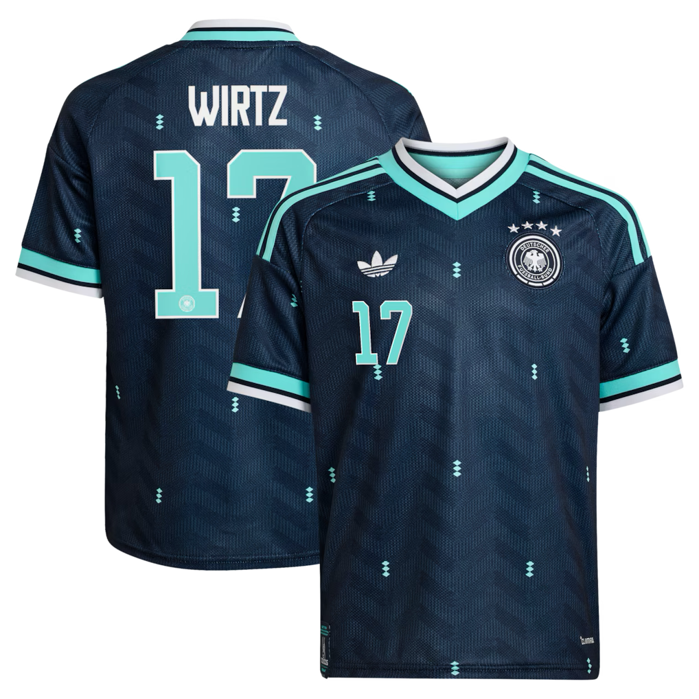 Criança - Camisola alternativa Alemanha Mundial 2026 - Wirtz 17 1