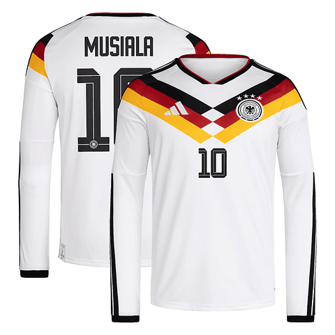 Camisola Principal Alemanha Mundial 2026 - Musiala 10 - Manga comprida
