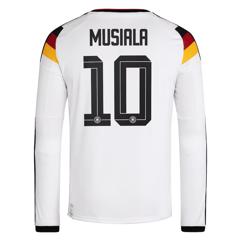 Camisola Principal Alemanha Mundial 2026 - Musiala 10 - Manga comprida 2