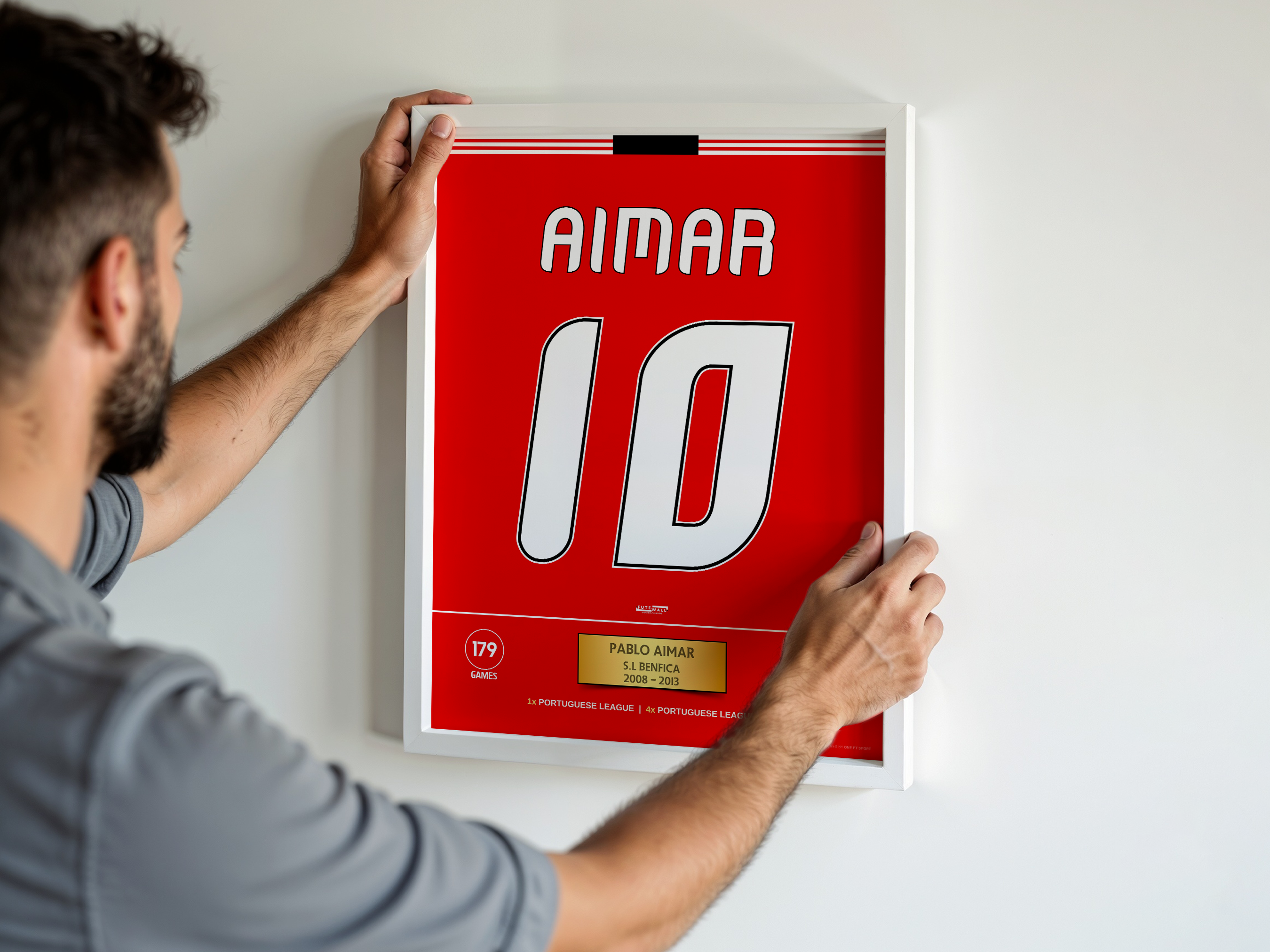 Poster Aimar SL Benfica - Stats & Trophies 3