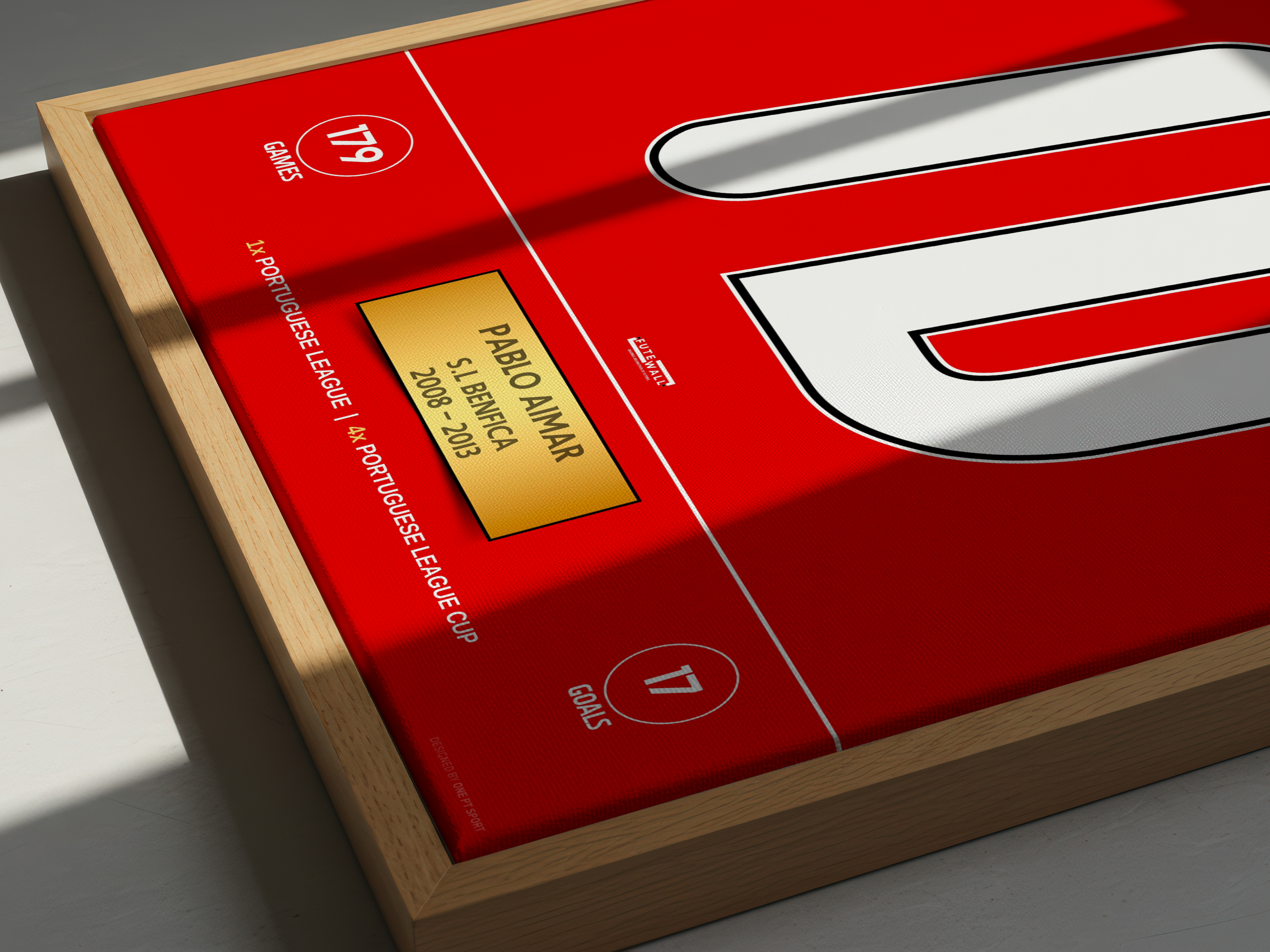 Poster Aimar SL Benfica - Stats & Trophies 5