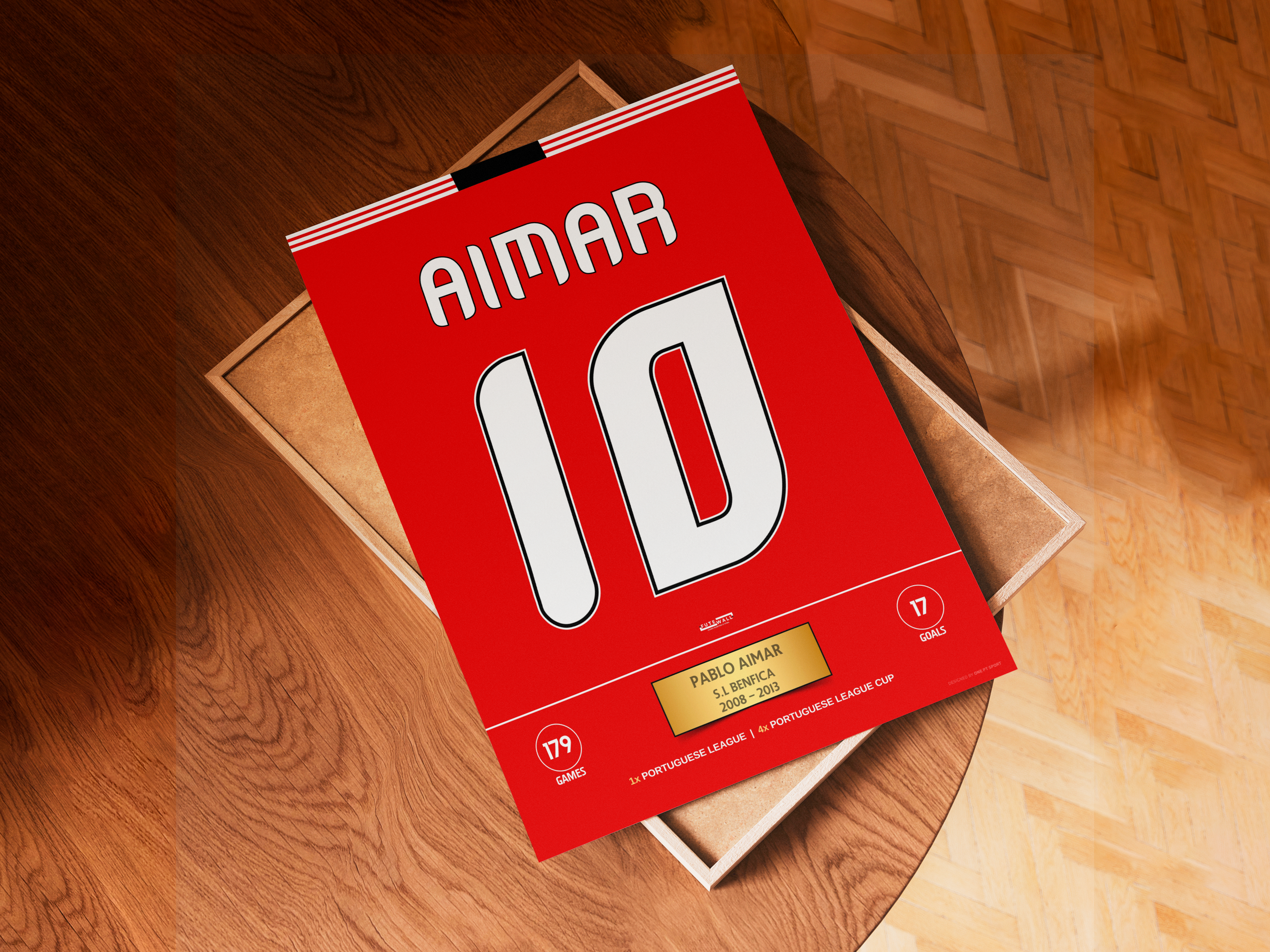 Poster Aimar SL Benfica - Stats & Trophies 7