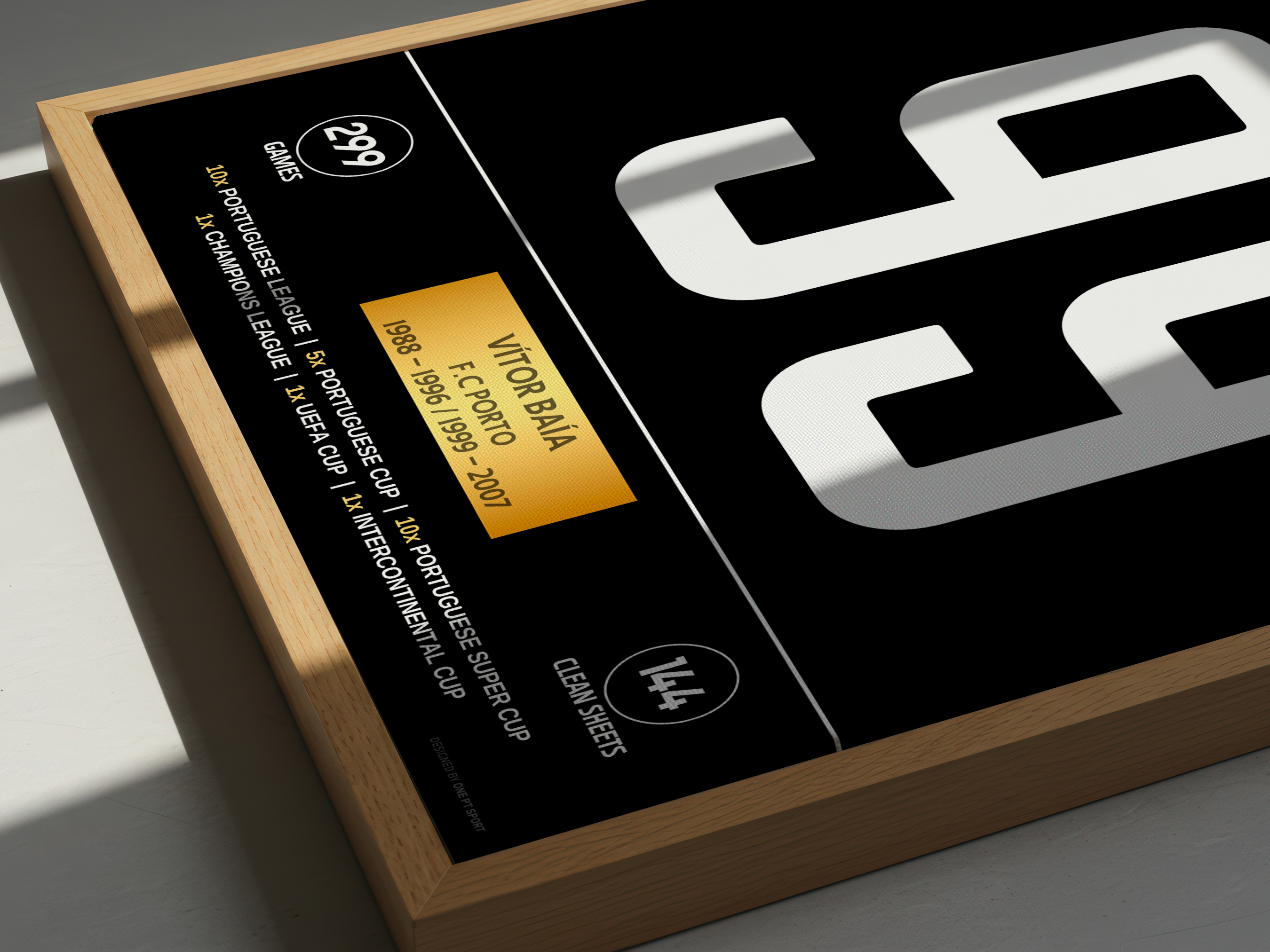 Poster Vítor Baía FC Porto - Stats & Trophies 4