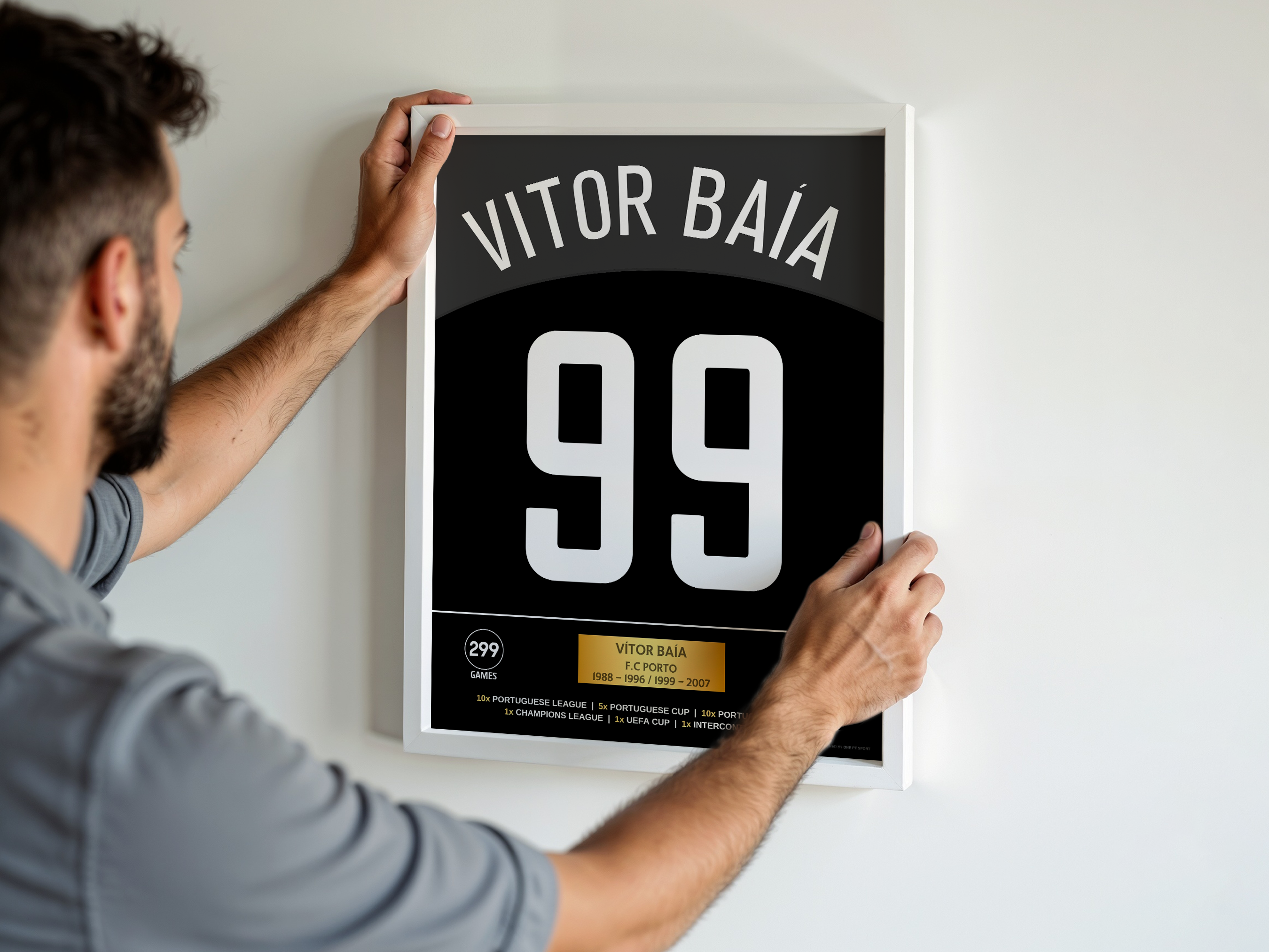 Poster Vítor Baía FC Porto - Stats & Trophies 3