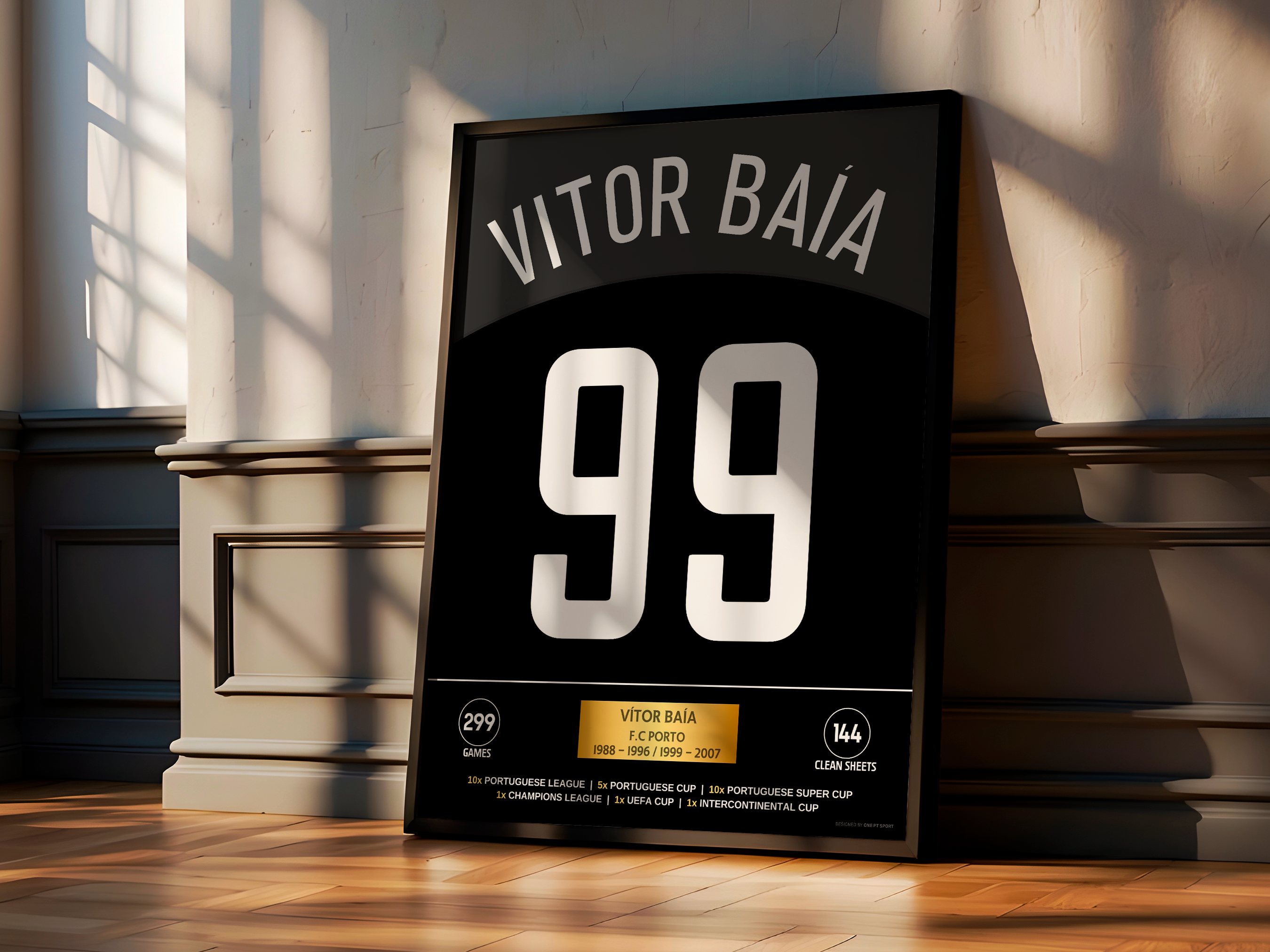 Poster Vítor Baía FC Porto - Stats & Trophies 6