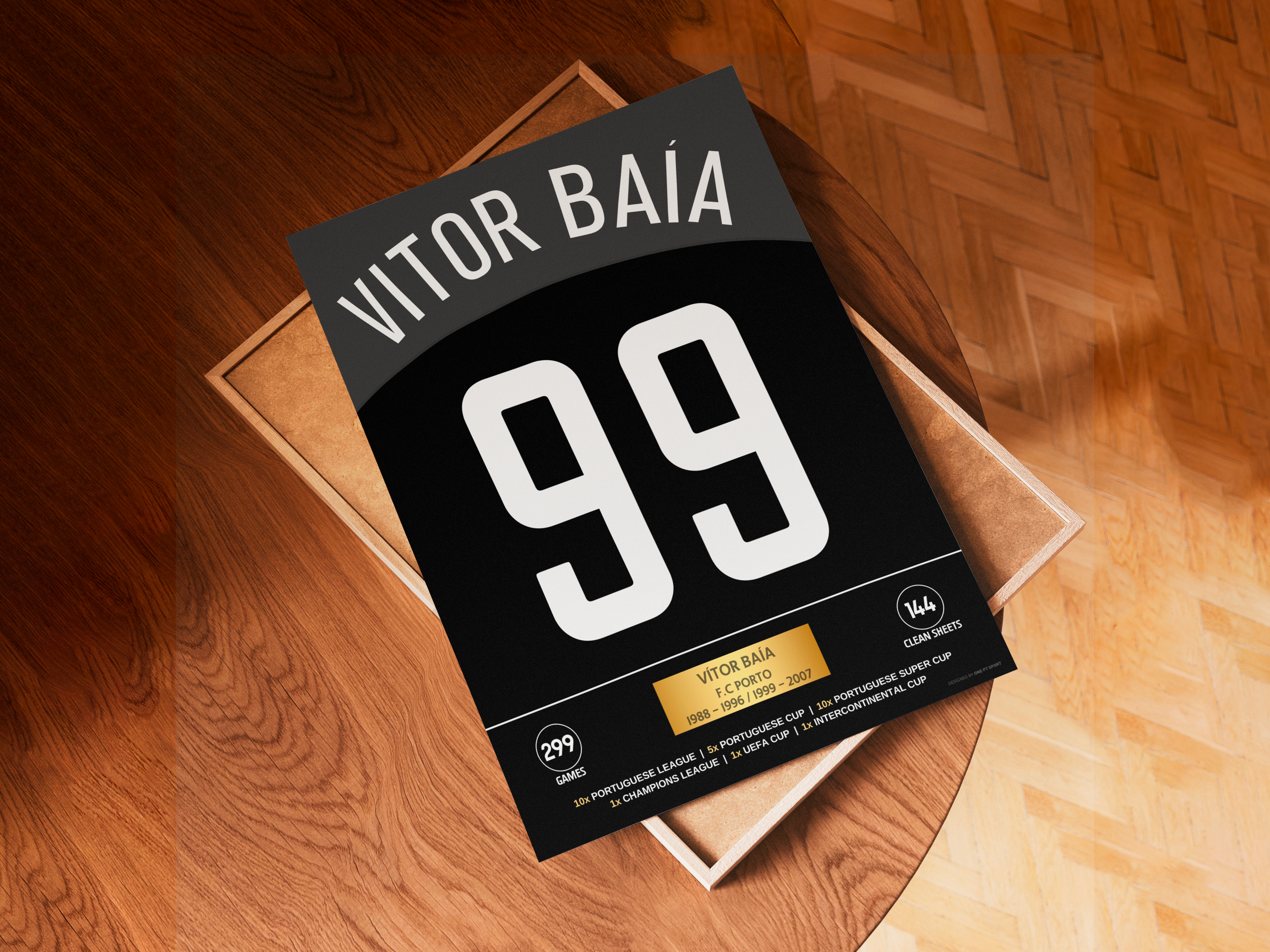 Poster Vítor Baía FC Porto - Stats & Trophies 7