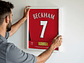 Poster David Beckham Manchester United - Stats & Trophies - Thumbnail 3