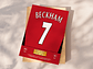 Poster David Beckham Manchester United - Stats & Trophies - Thumbnail 1