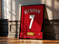 Poster David Beckham Manchester United - Stats & Trophies - Thumbnail 6