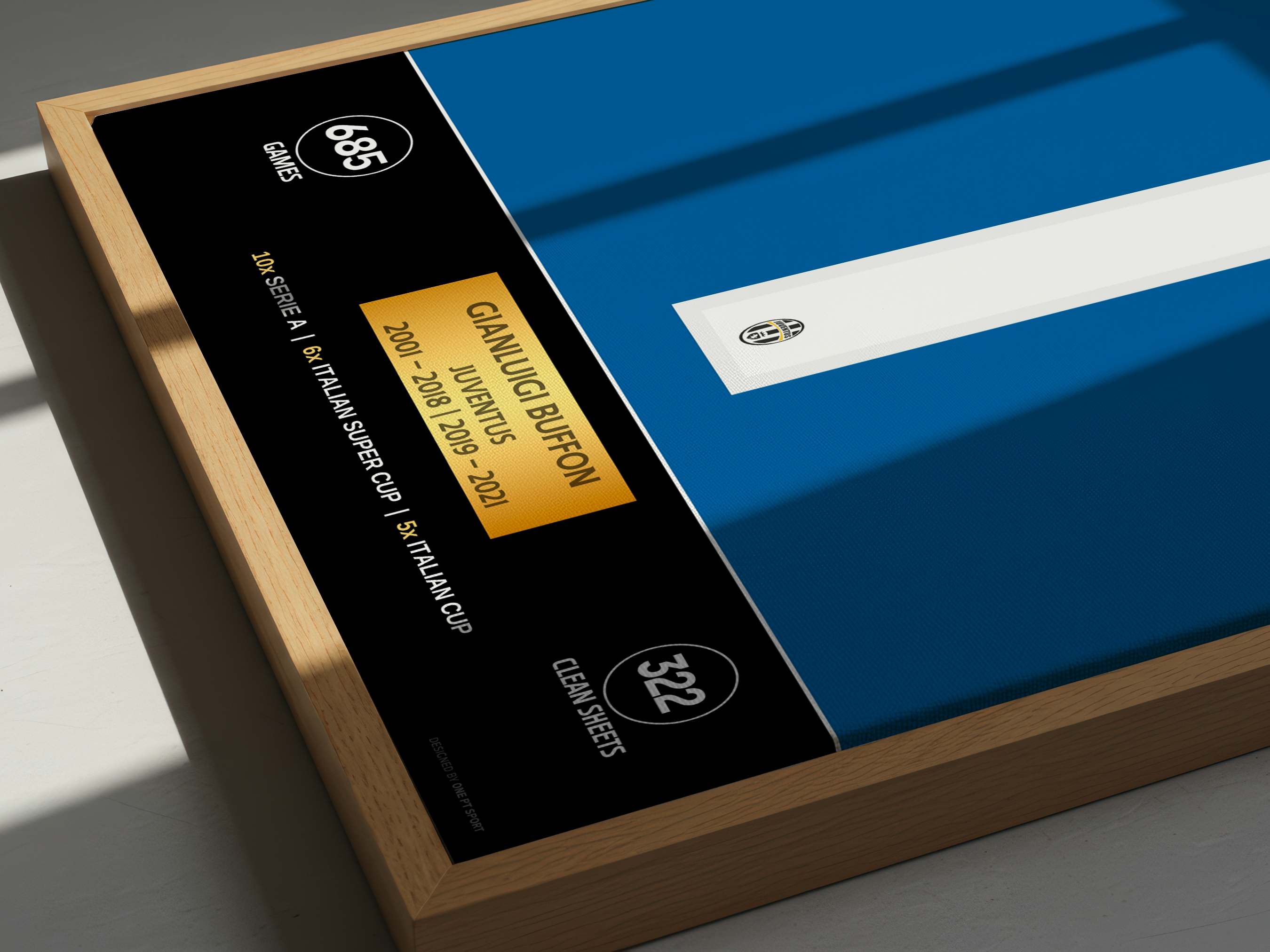 Poster Buffon Juventus - Stats & Trophies 4