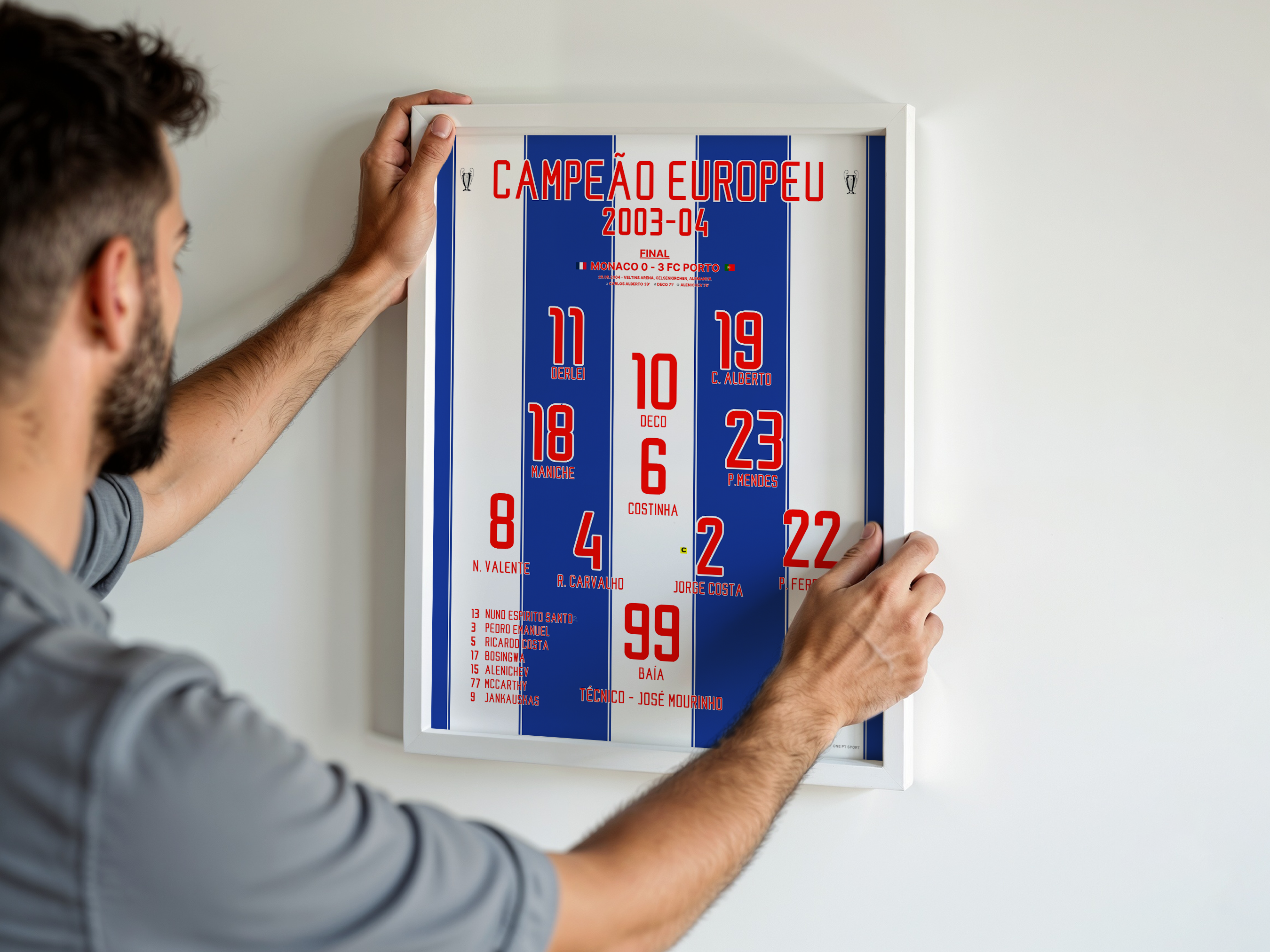 Poster FC Porto - Campeão Europeu 2003/2004 2