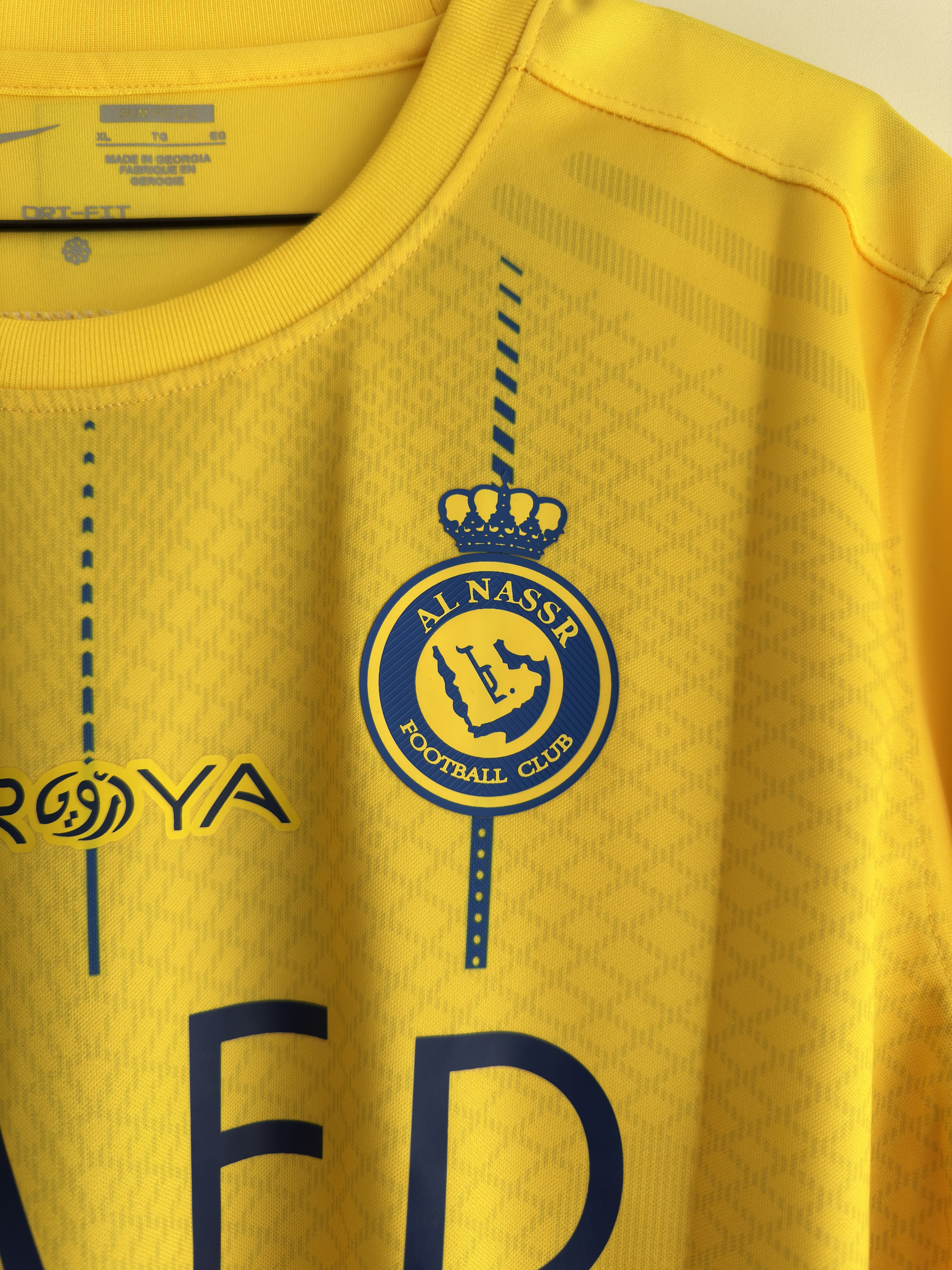 Camisola AL Nassr 2023/2024 - Ronaldo 7 - Versão adepto - Tamanho XL 6