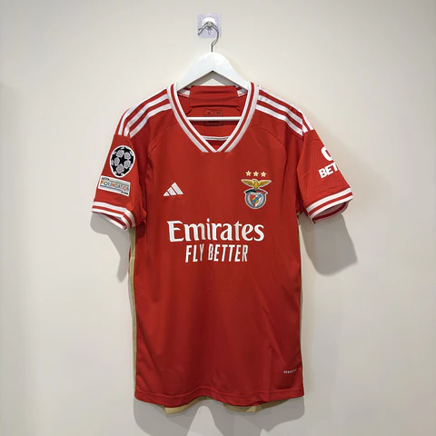 Camisola principal SL Benfica 2023/2024 - João Neves 87 - Versão adepto - Tamanho M
