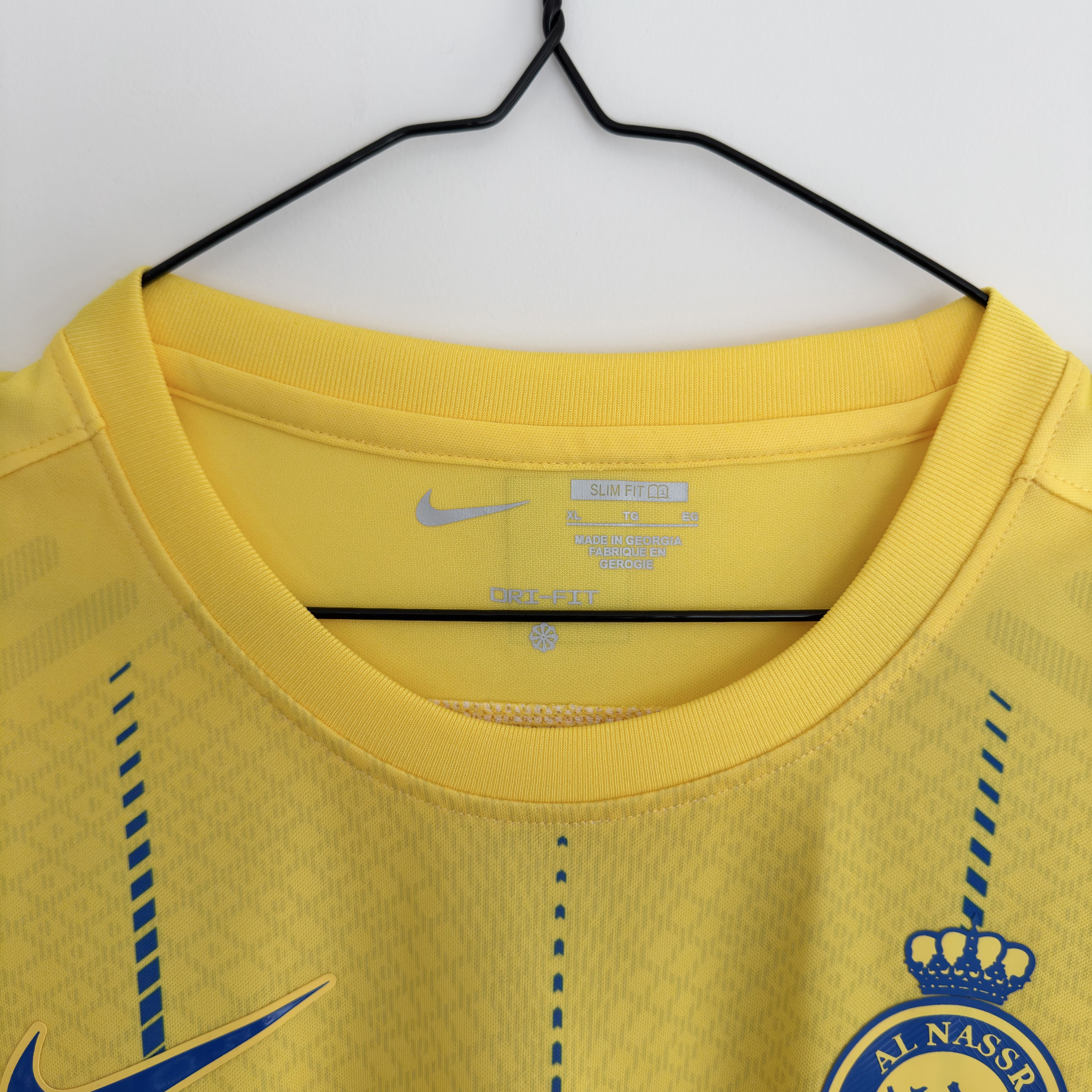 Camisola principal AL Nassr 2023/2024 - Ronaldo 7 - Versão adepto - Tamanho XL 9