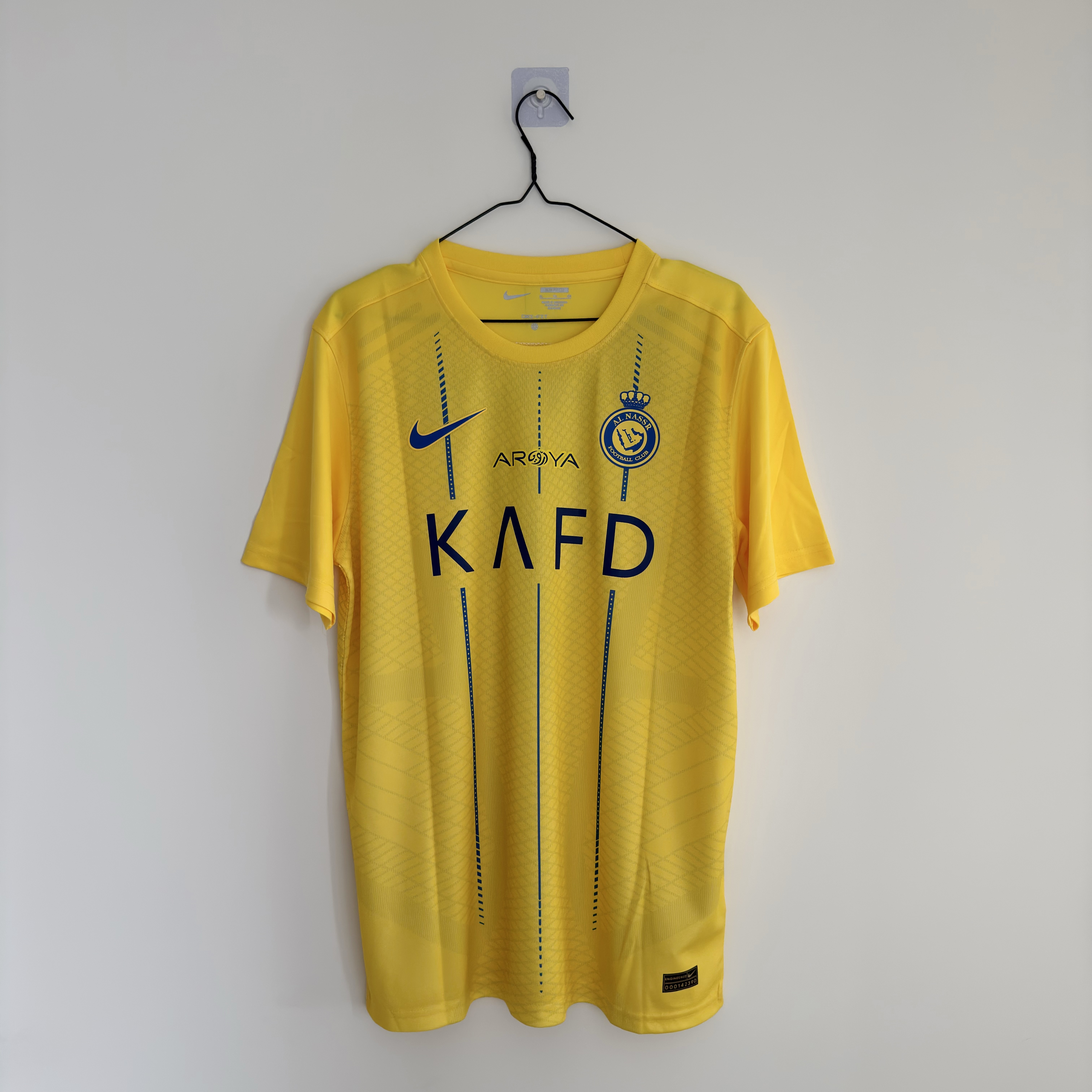 Camisola principal AL Nassr 2023/2024 - Ronaldo 7 - Versão adepto - Tamanho XL 2