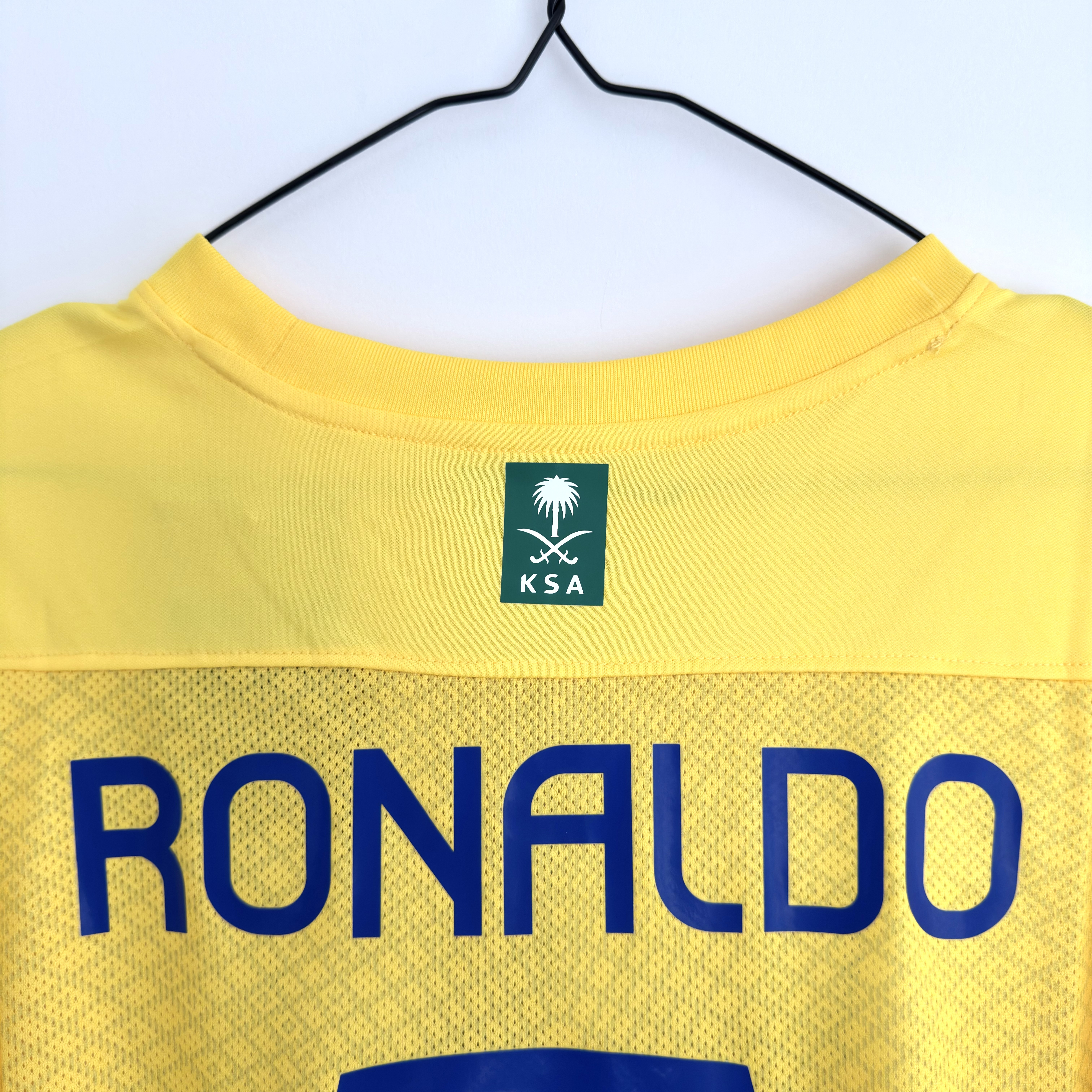 Camisola principal AL Nassr 2023/2024 - Ronaldo 7 - Versão adepto - Tamanho XL 5