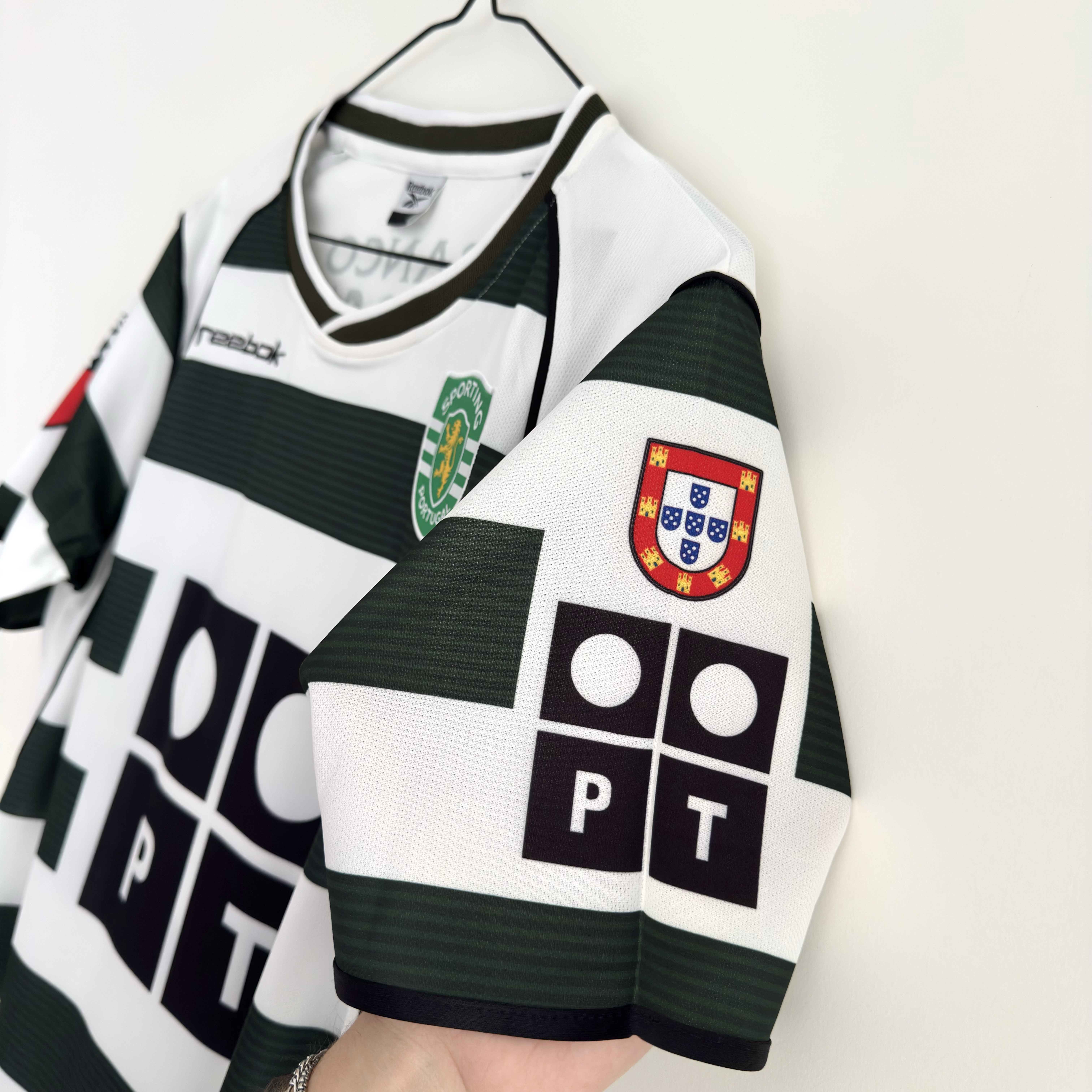 Camisola principal Sporting CP 2002/2003 Versão adepto  - Tamanho S 5