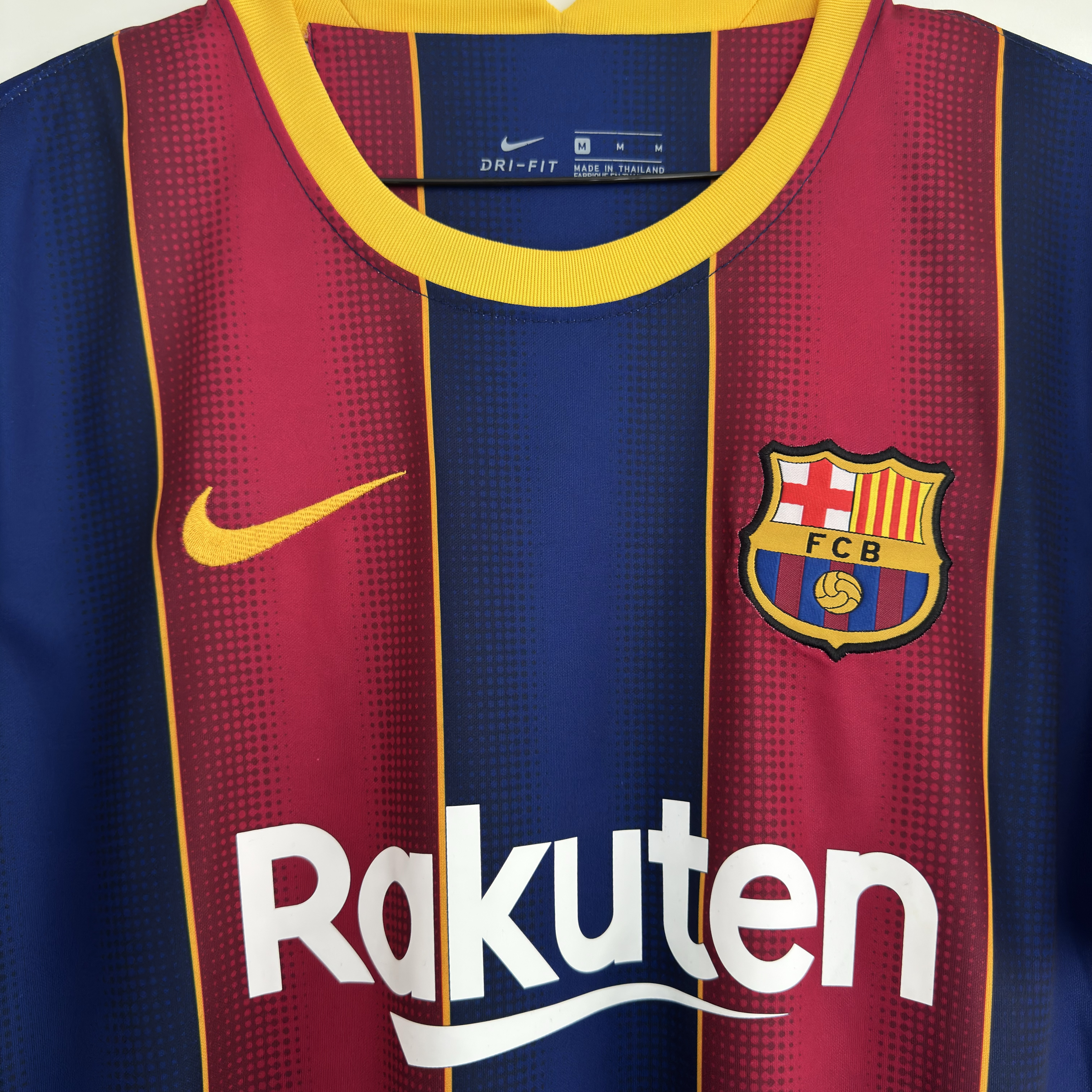 Camisola principal Barcelona 2020/2021 - Messi 10 - Versão adepto - Tamanho M 10