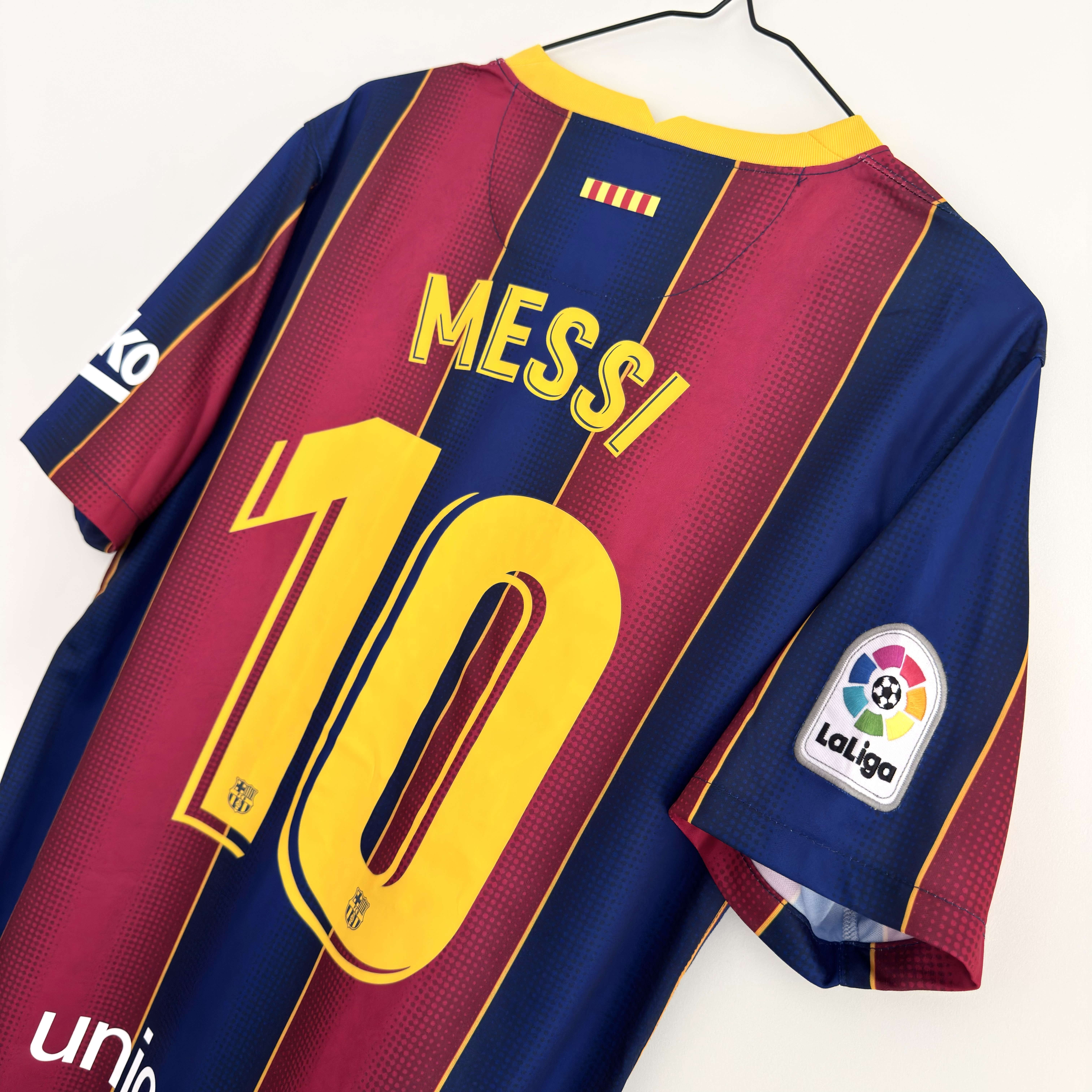 Camisola principal Barcelona 2020/2021 - Messi 10 - Versão adepto - Tamanho M 4