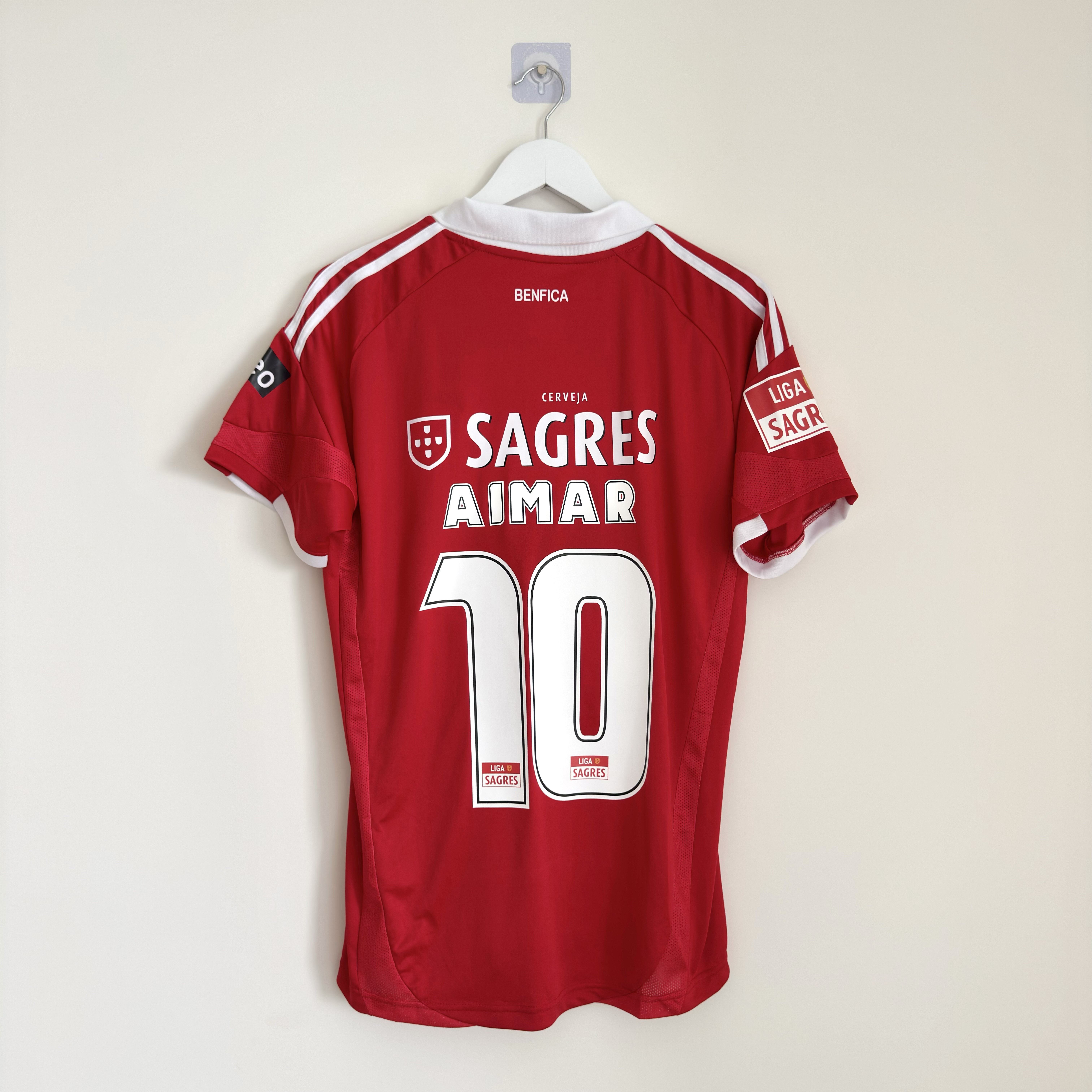 Camisola principal SL Benfica 2009/2010 - Aimar 10 - Versão adepto - Tamanho S 1