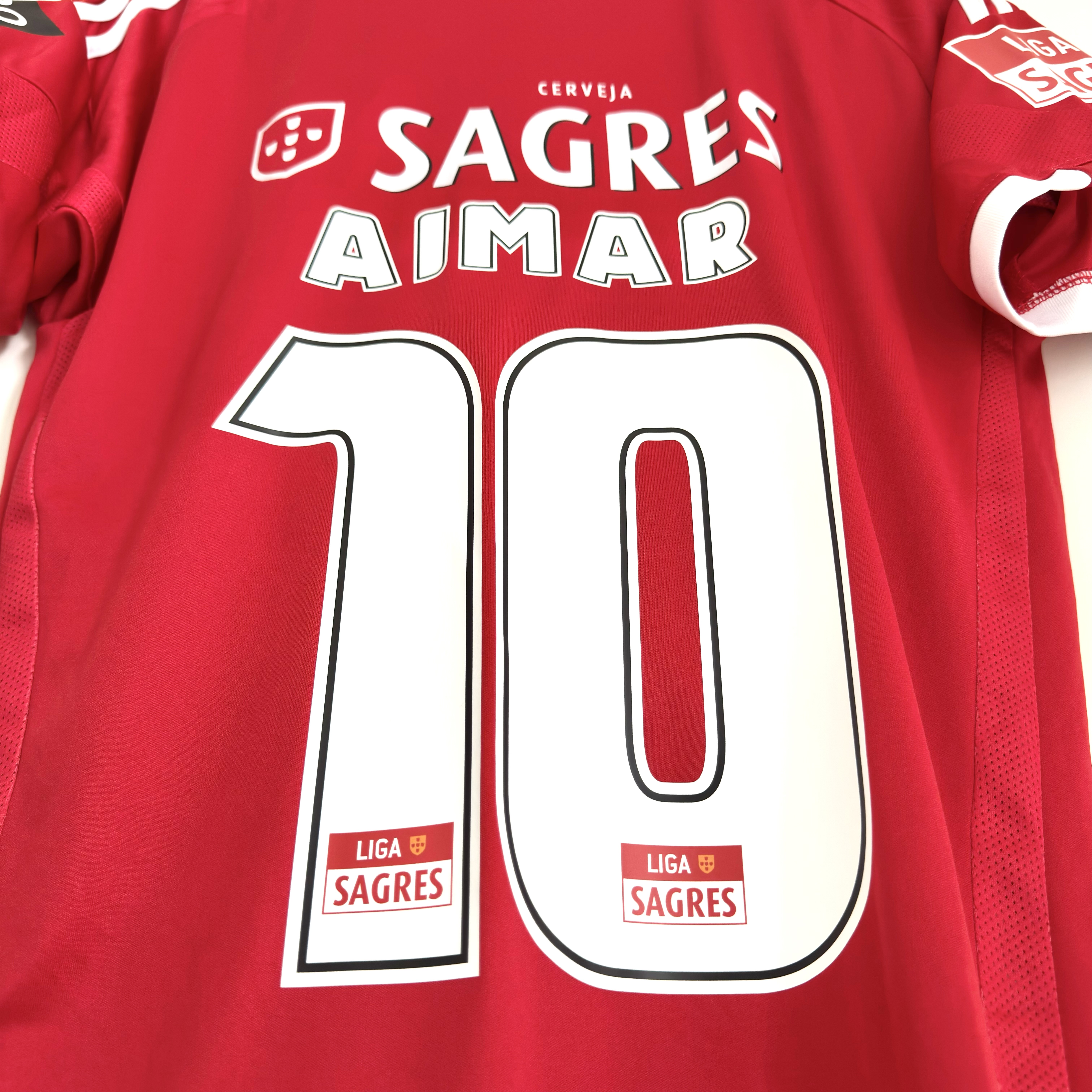 Camisola principal SL Benfica 2009/2010 - Aimar 10 - Versão adepto - Tamanho S 4