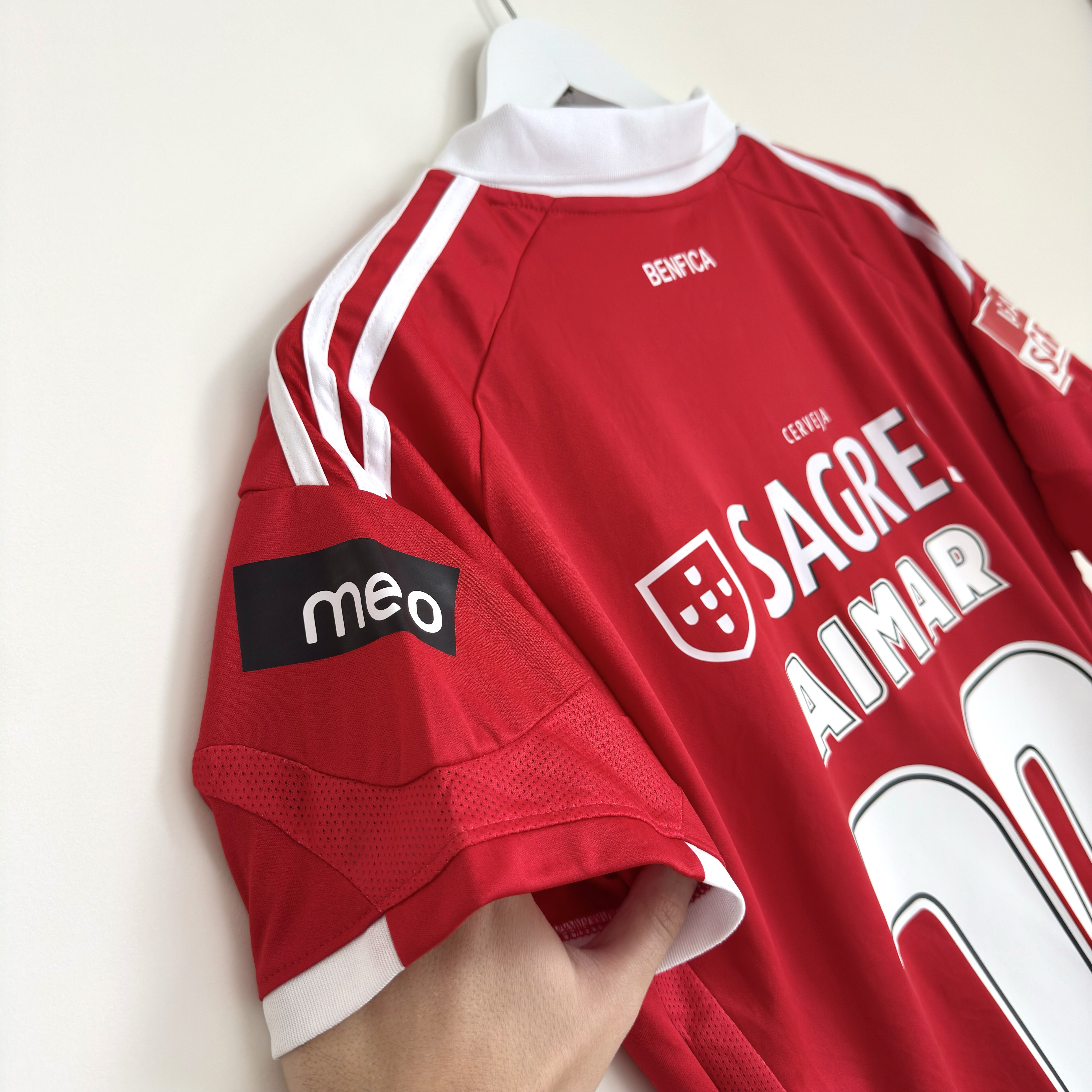 Camisola principal SL Benfica 2009/2010 - Aimar 10 - Versão adepto - Tamanho S 5