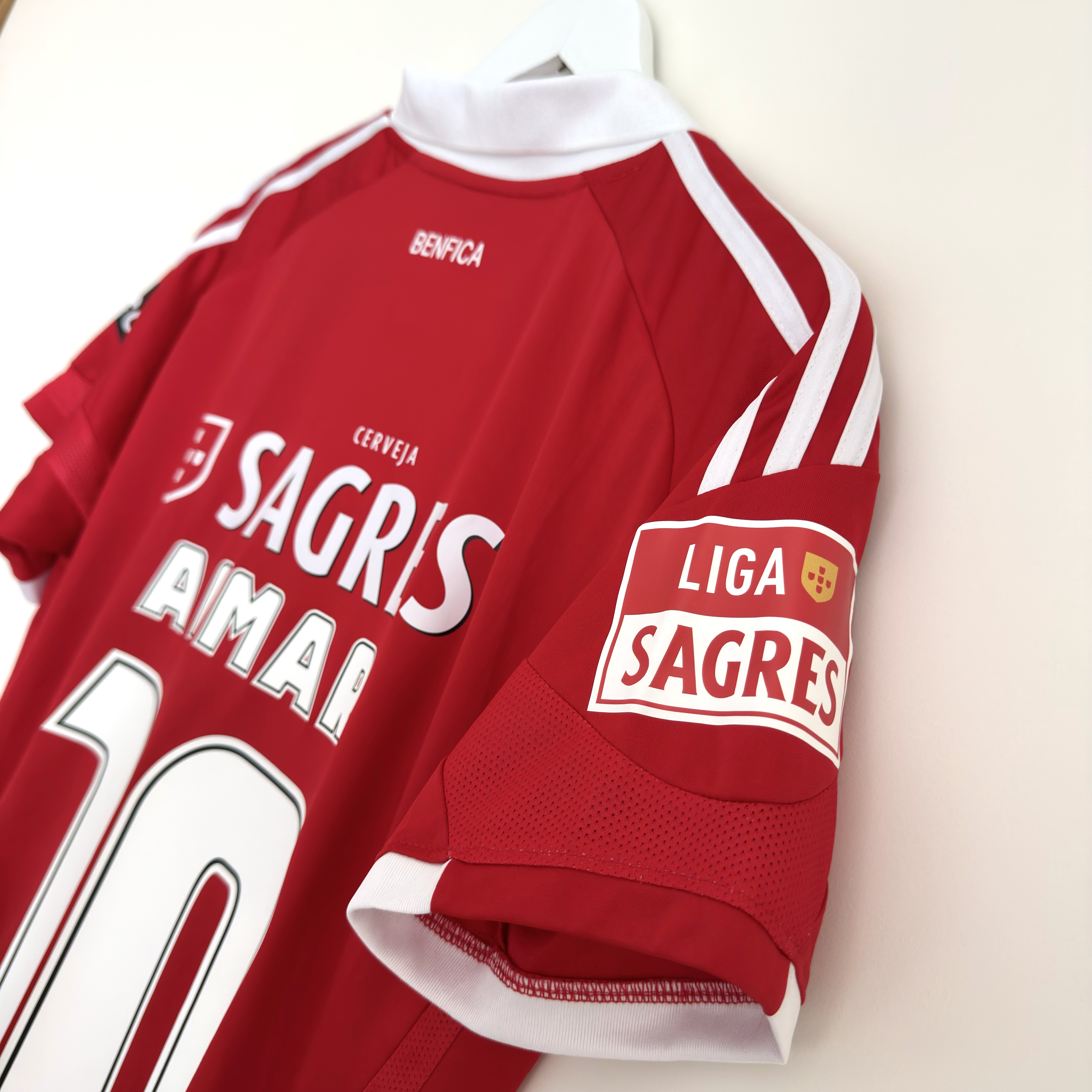 Camisola principal SL Benfica 2009/2010 - Aimar 10 - Versão adepto - Tamanho S 6