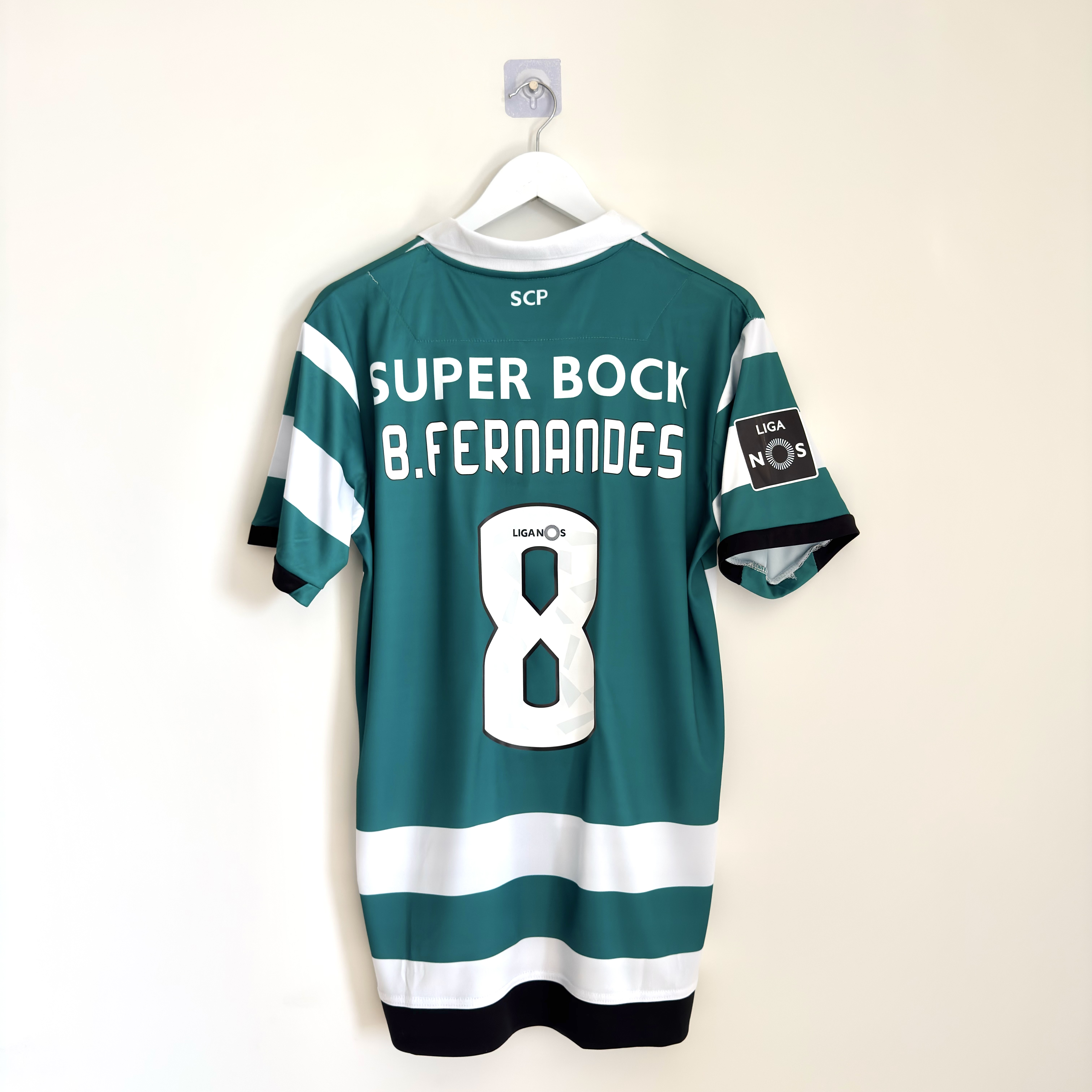 Camisola principal Sporting 2018/2019 - B. Fernandes 8 - Versão adepto - Tamanho M 1