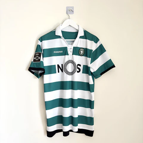 Camisola principal Sporting 2018/2019 - B. Fernandes 8 - Versão adepto - Tamanho M