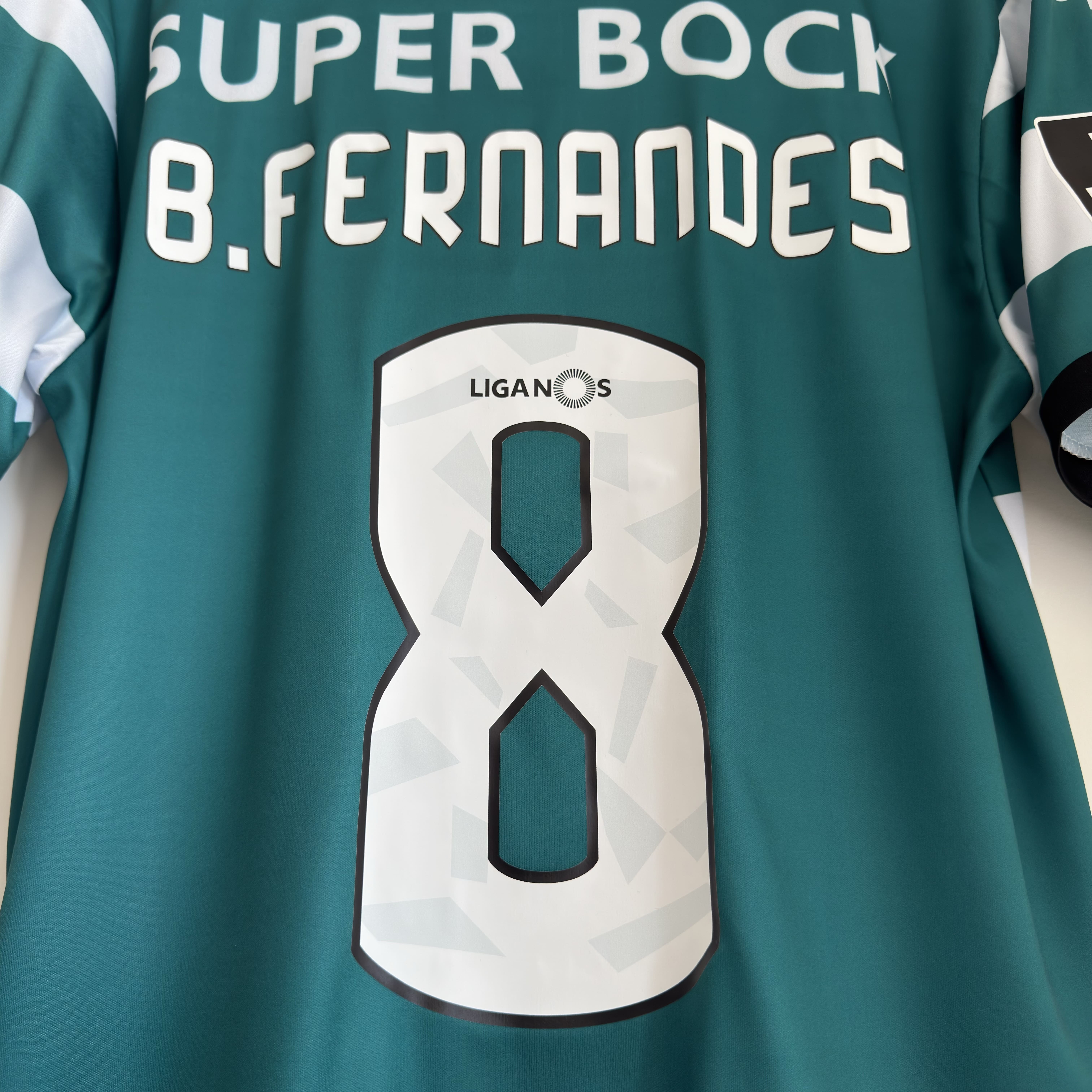 Camisola principal Sporting 2018/2019 - B. Fernandes 8 - Versão adepto - Tamanho M 5