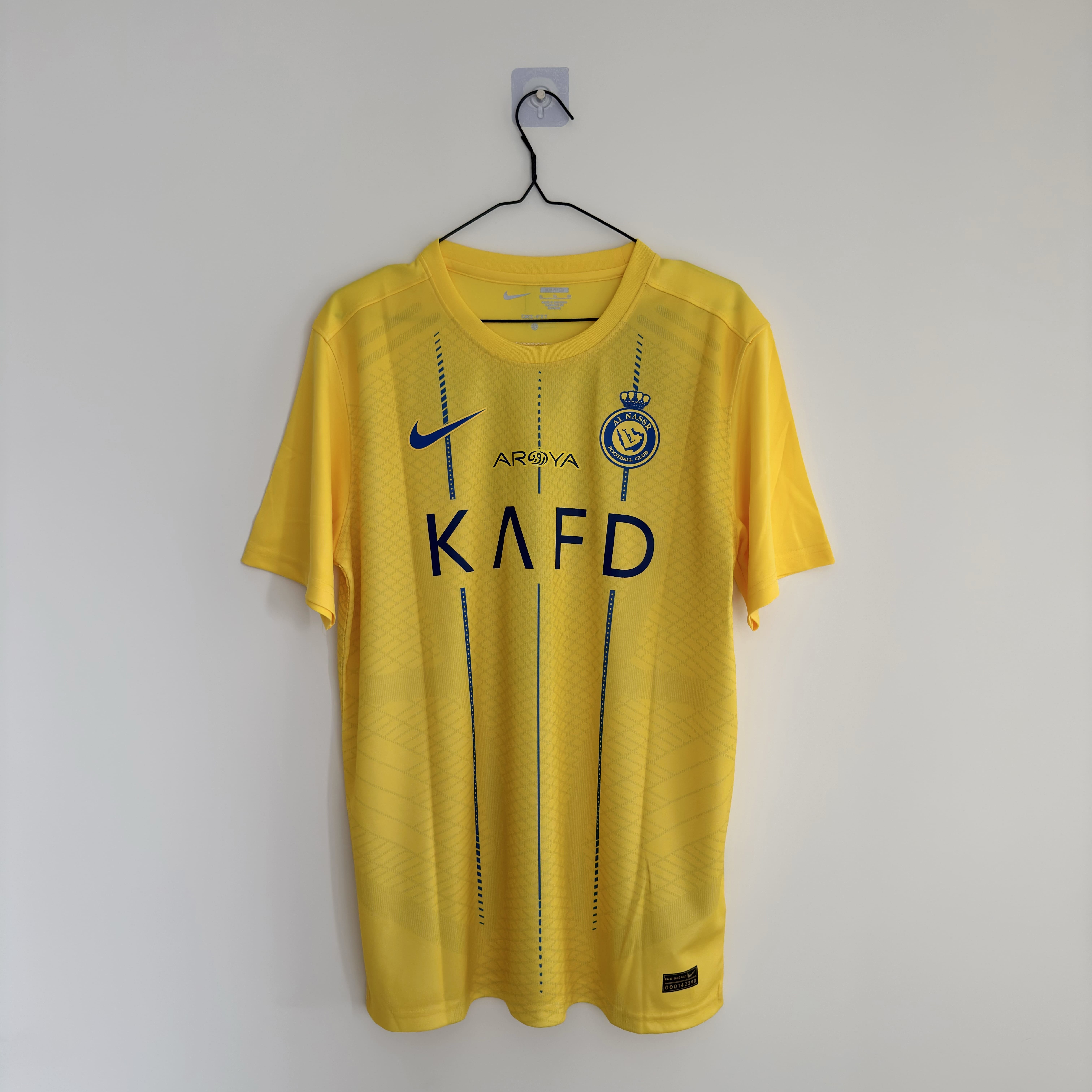 Camisola principal AL Nassr 2023/2024 - Ronaldo 7 - Versão adepto - Tamanho XL 2