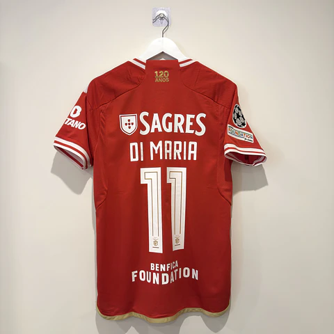 Camisola principal SL Benfica 2023/2024 - Di Maria 11 - Versão adepto - Tamanho S
