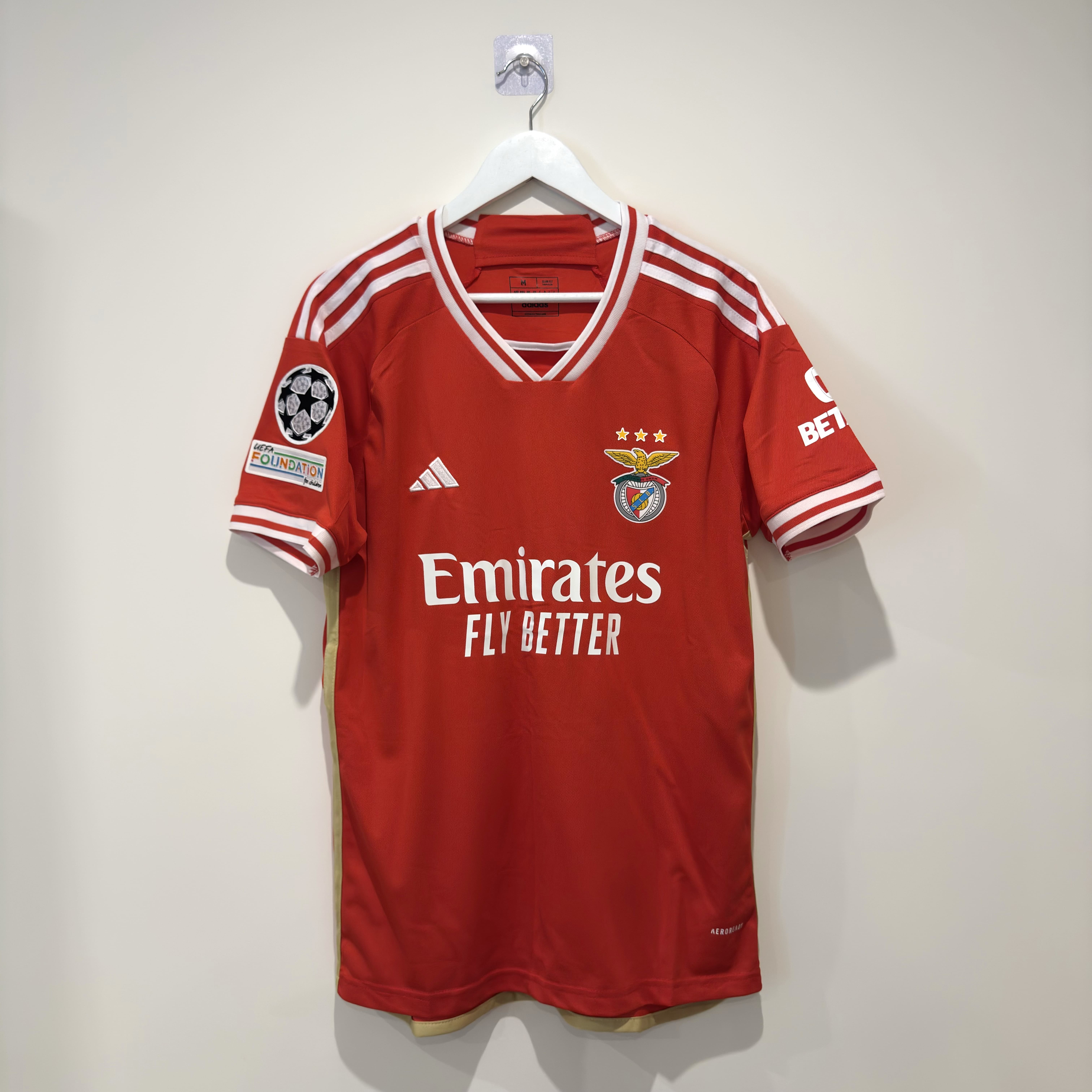 Camisola principal SL Benfica 2023/2024 - João Neves 87 - Versão adepto - Tamanho M 2