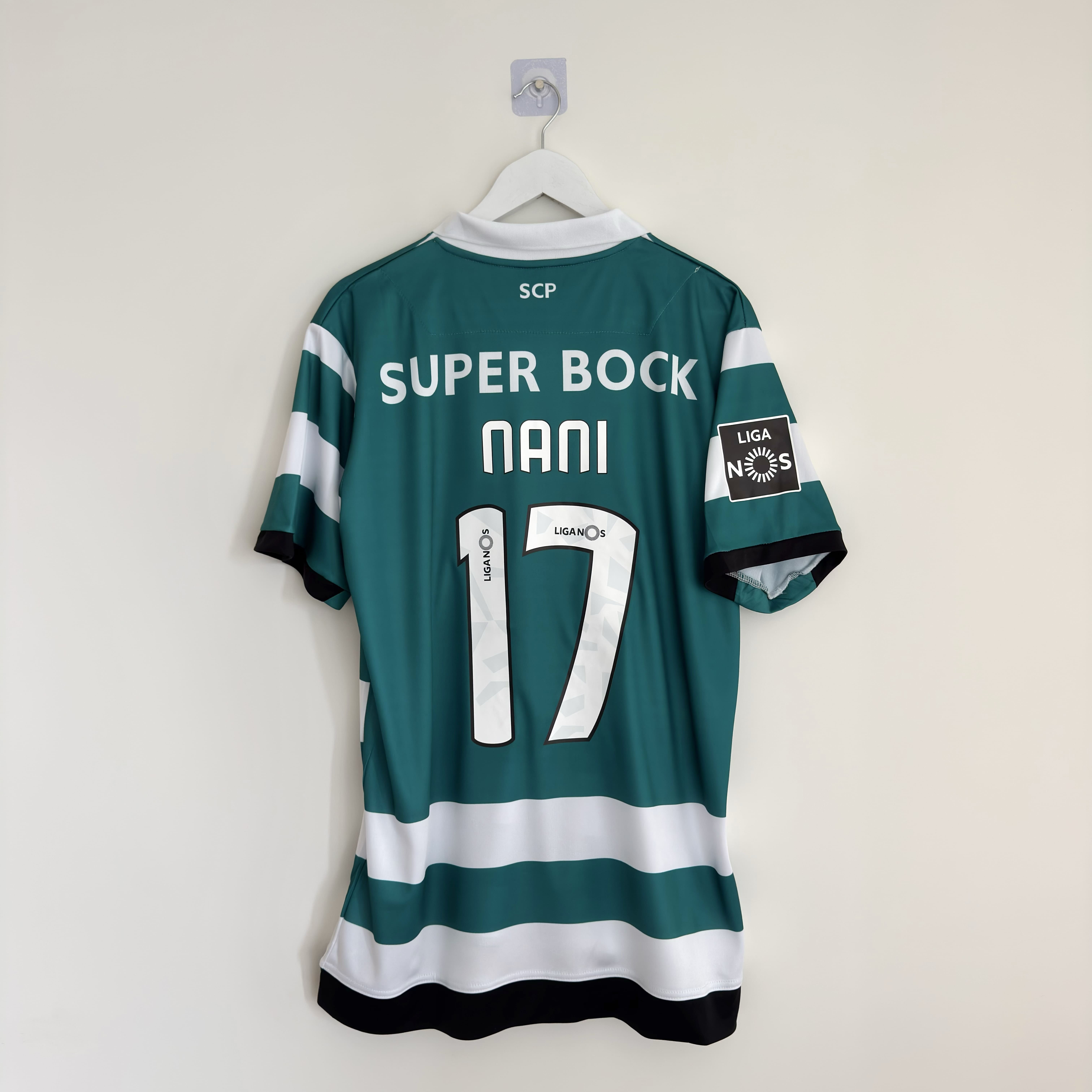 Camisola principal Sporting 2018/2019 - Nani 17 - Versão adepto - Tamanho L 1