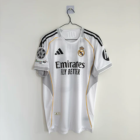 Camisola principal Real Madrid 2025/2026 - Trent 12 - Versão jogador - Tamanho M