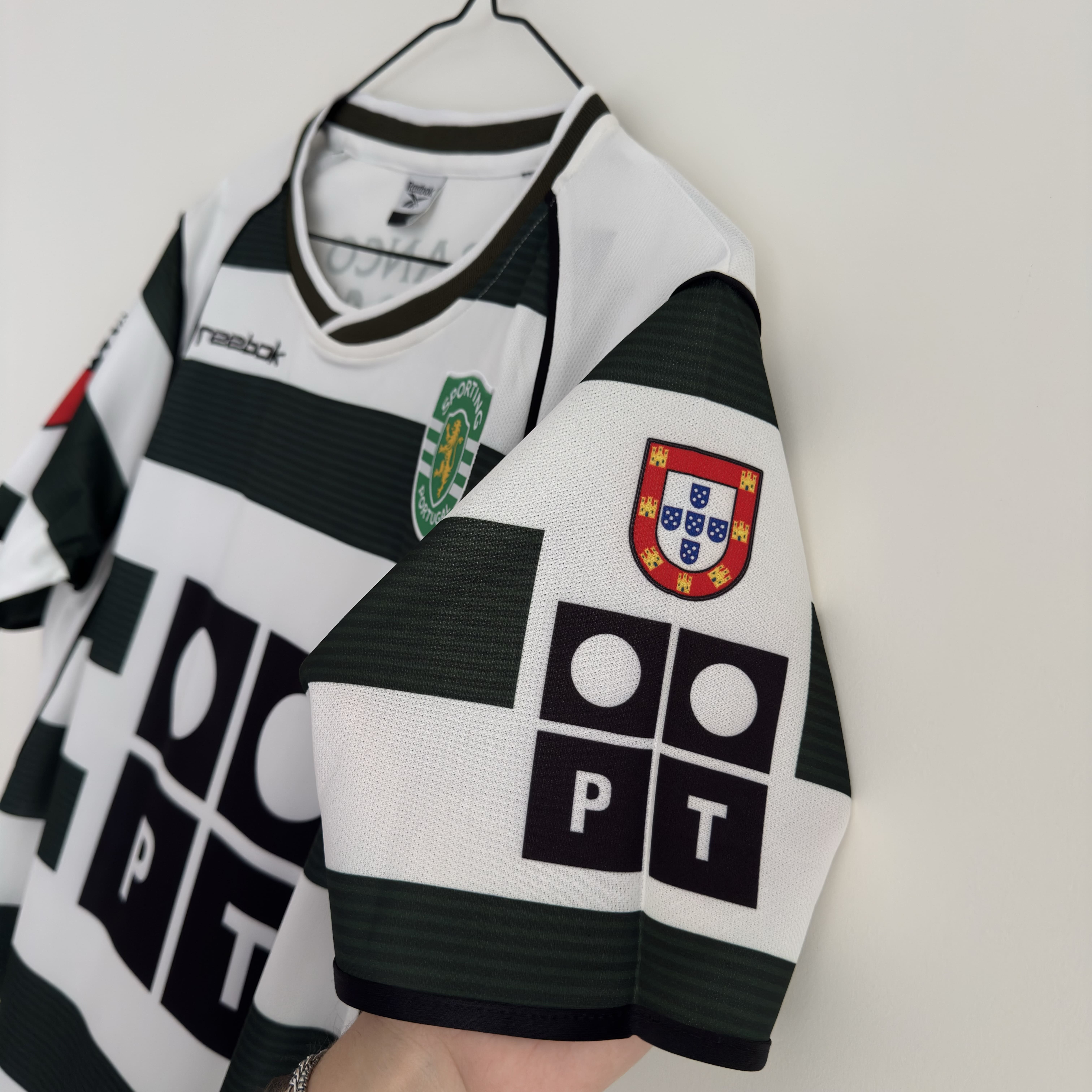 Camisola principal Sporting CP 2002/2003 Versão adepto  - Tamanho S 5