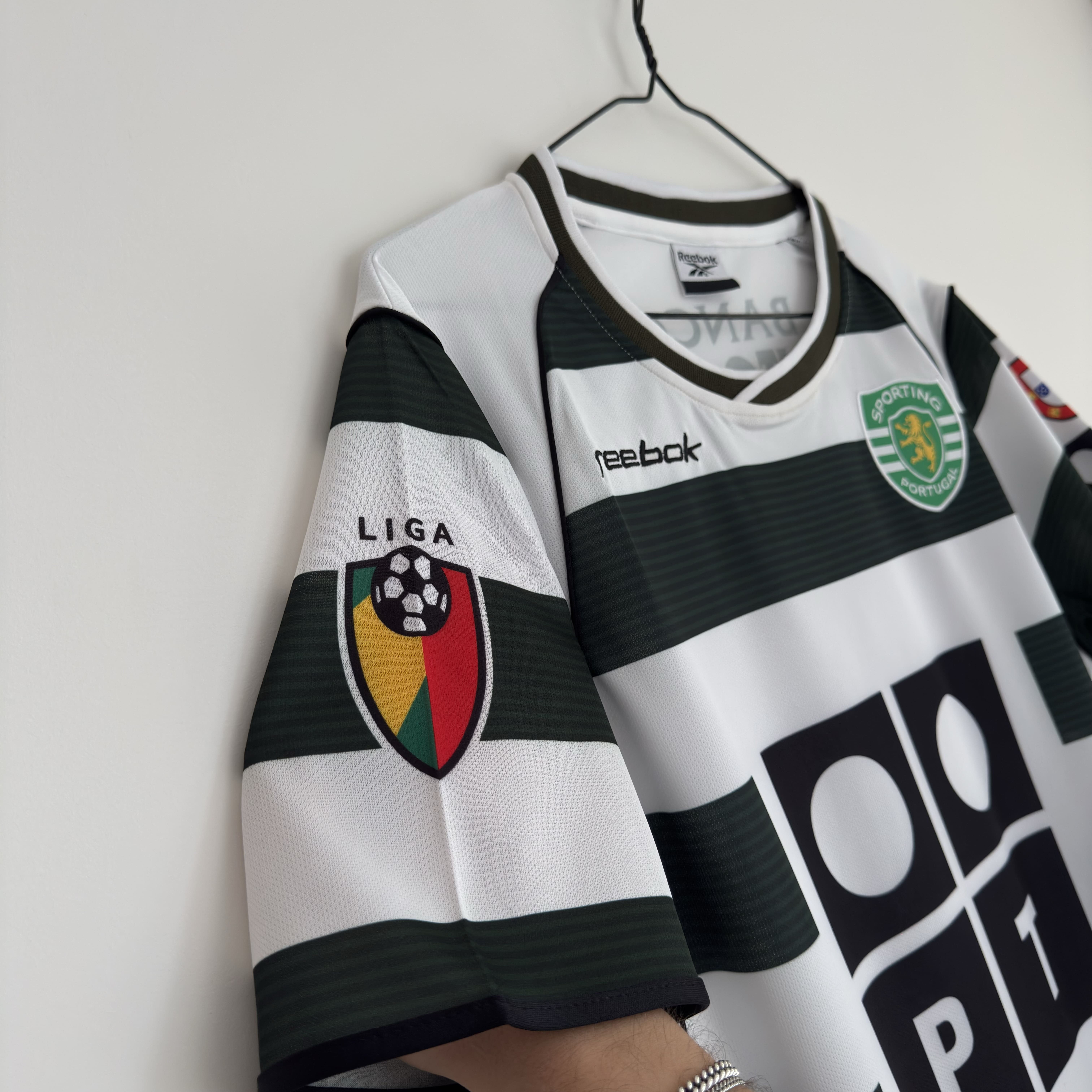 Camisola principal Sporting CP 2002/2003 Versão adepto  - Tamanho S 4