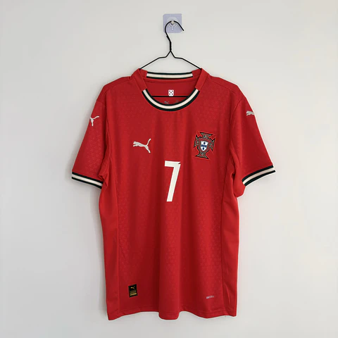 Camisola principal Portugal 2025 - Ronaldo 7 - Versão adepto