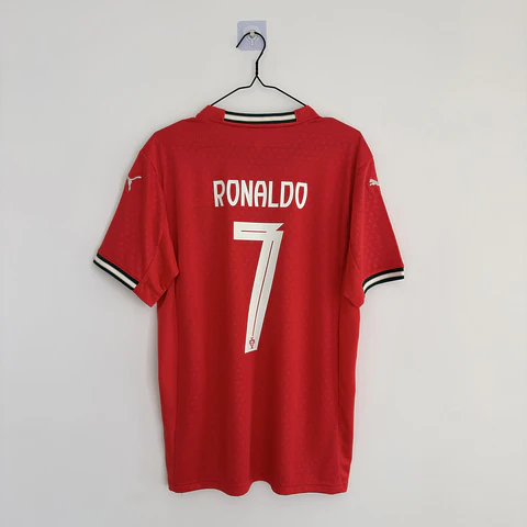 Camisola principal Portugal 2025 - Ronaldo 7 - Versão adepto