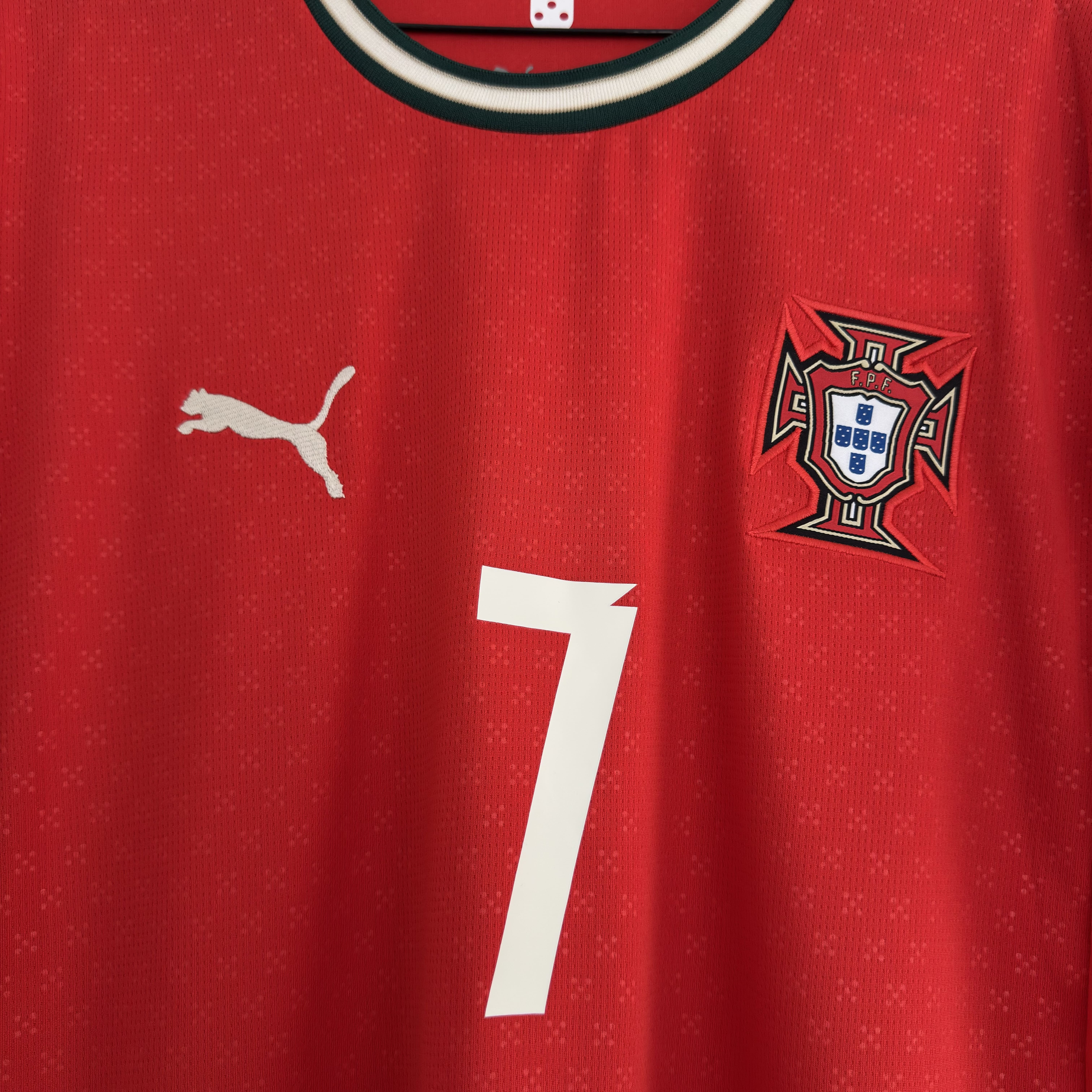 Camisola principal Portugal 2025 - Ronaldo 7 - Versão adepto 7