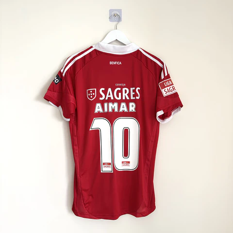 Camisola principal SL Benfica 2009/2010 - Aimar 10 - Versão adepto - Tamanho S