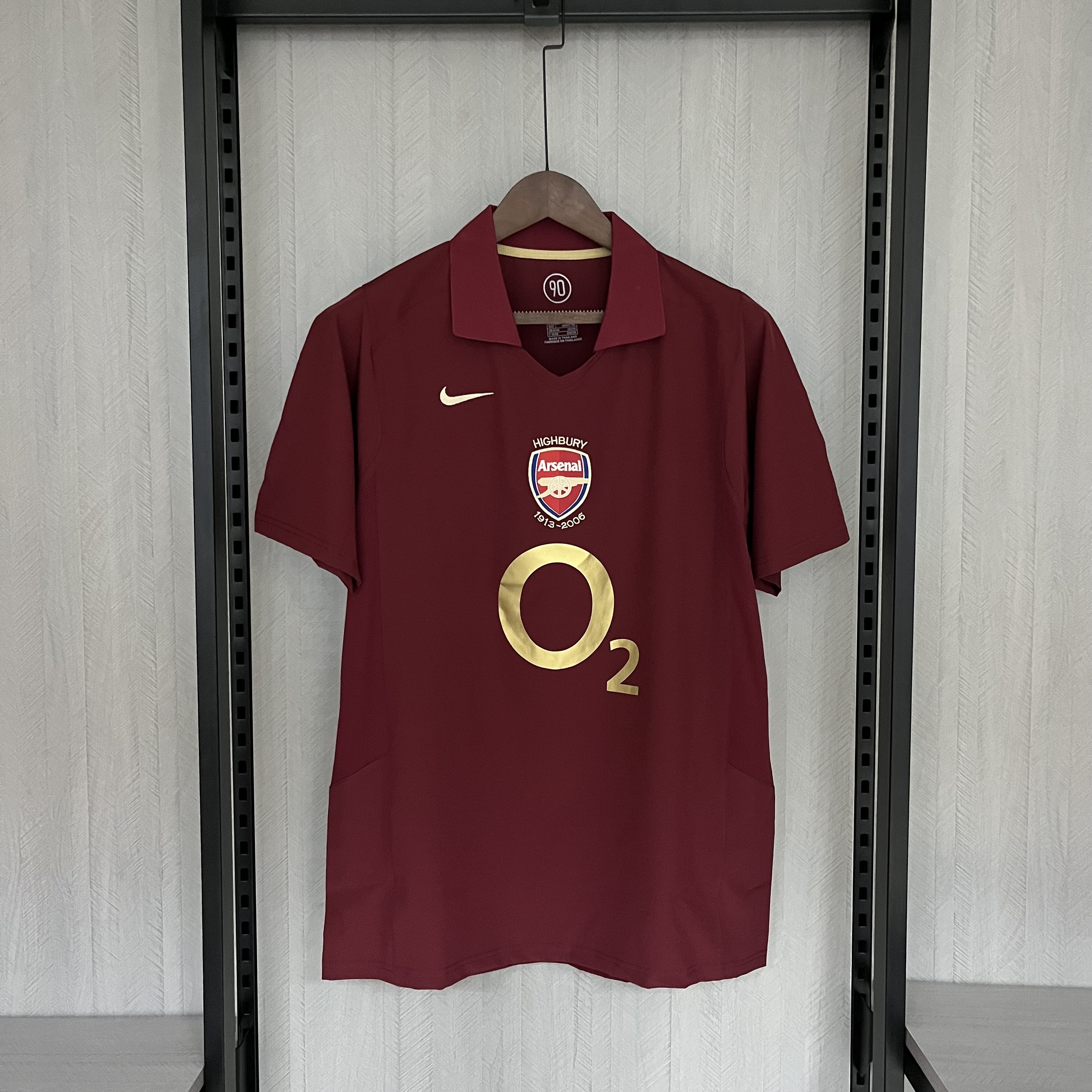 Camisola principal Arsenal 2005/2006 - Henry 14 - Versão adepto 4