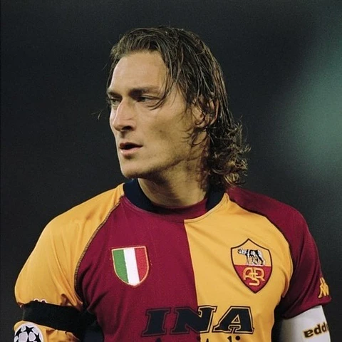 Camisola principal AS Roma 2001/2002 - Totti 10 - Versão adepto