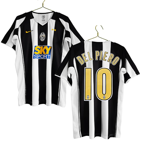 Camisola principal Juventus 2004/2005 - Del Piero 10 - Versão adepto