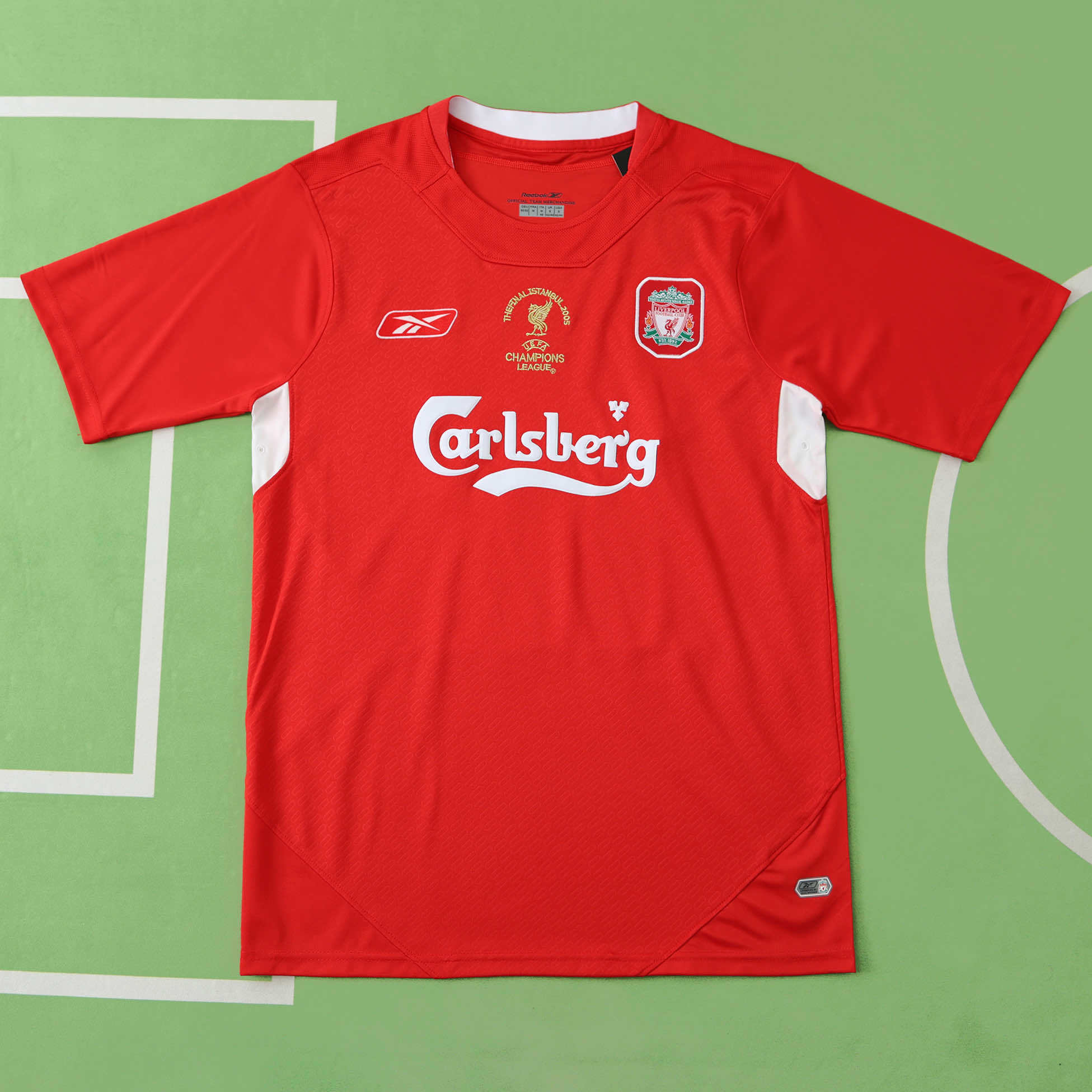 Camisola principal Liverpool 2004/2005 - Gerrard 8 - Versão adepto 4