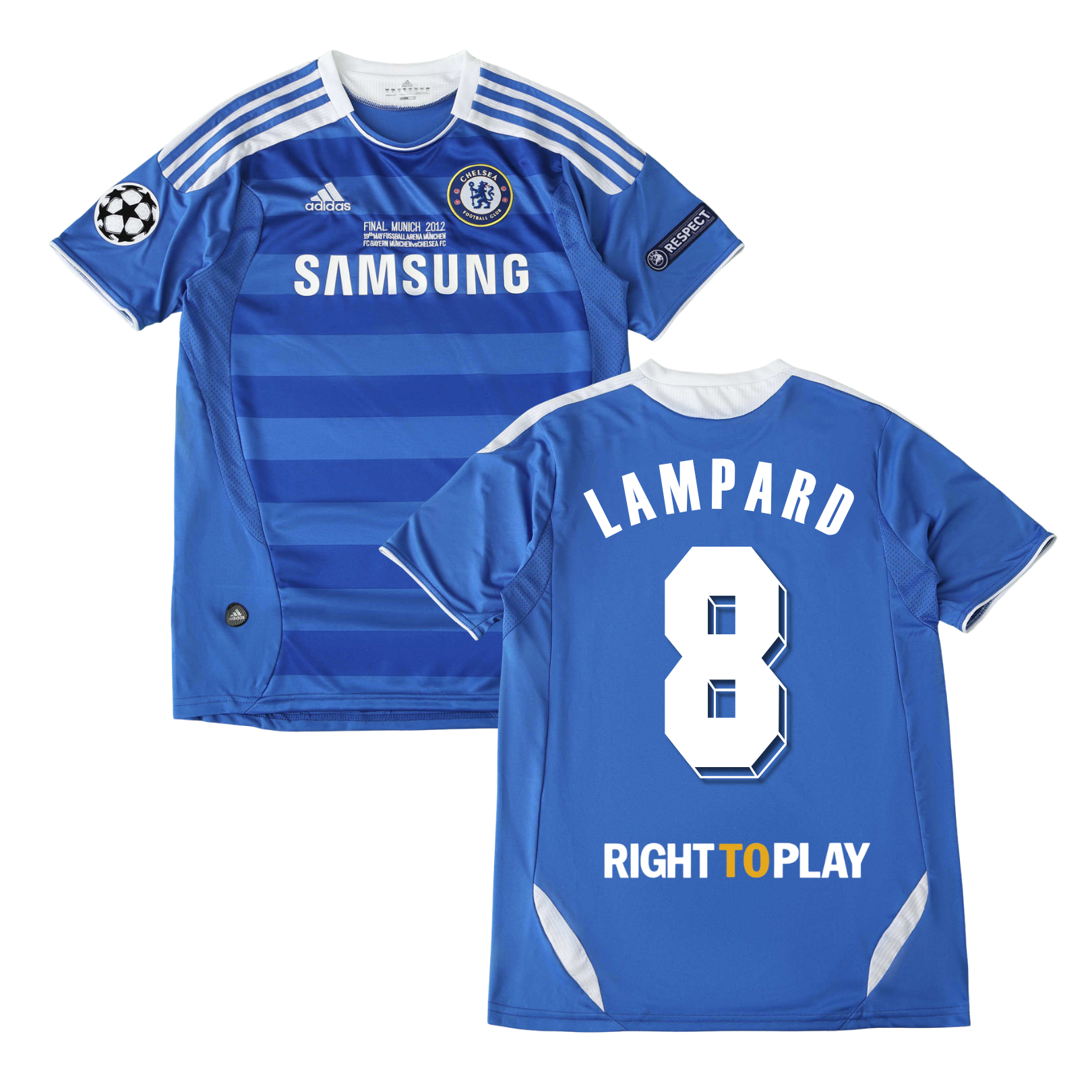 Camisola Chelsea 2011/2012 Final Champions League - Lampard 8 - Versão adepto 1