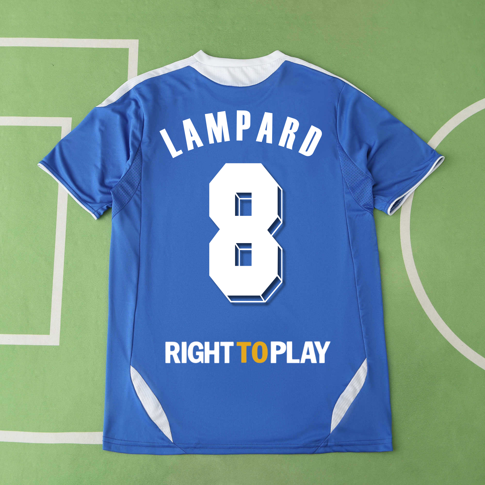 Camisola Chelsea 2011/2012 Final Champions League - Lampard 8 - Versão adepto 3